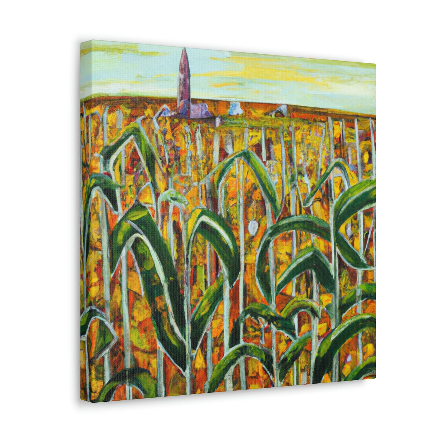 "Corn Field in Surrealism" - Canvas