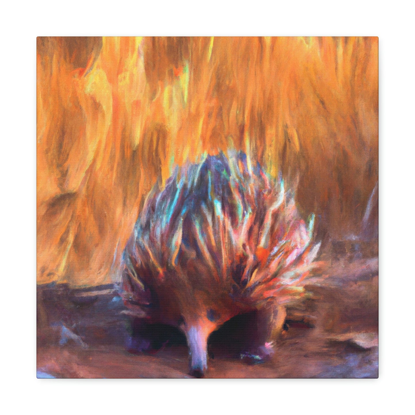 "Echidna's Hidden Beauty" - Canvas