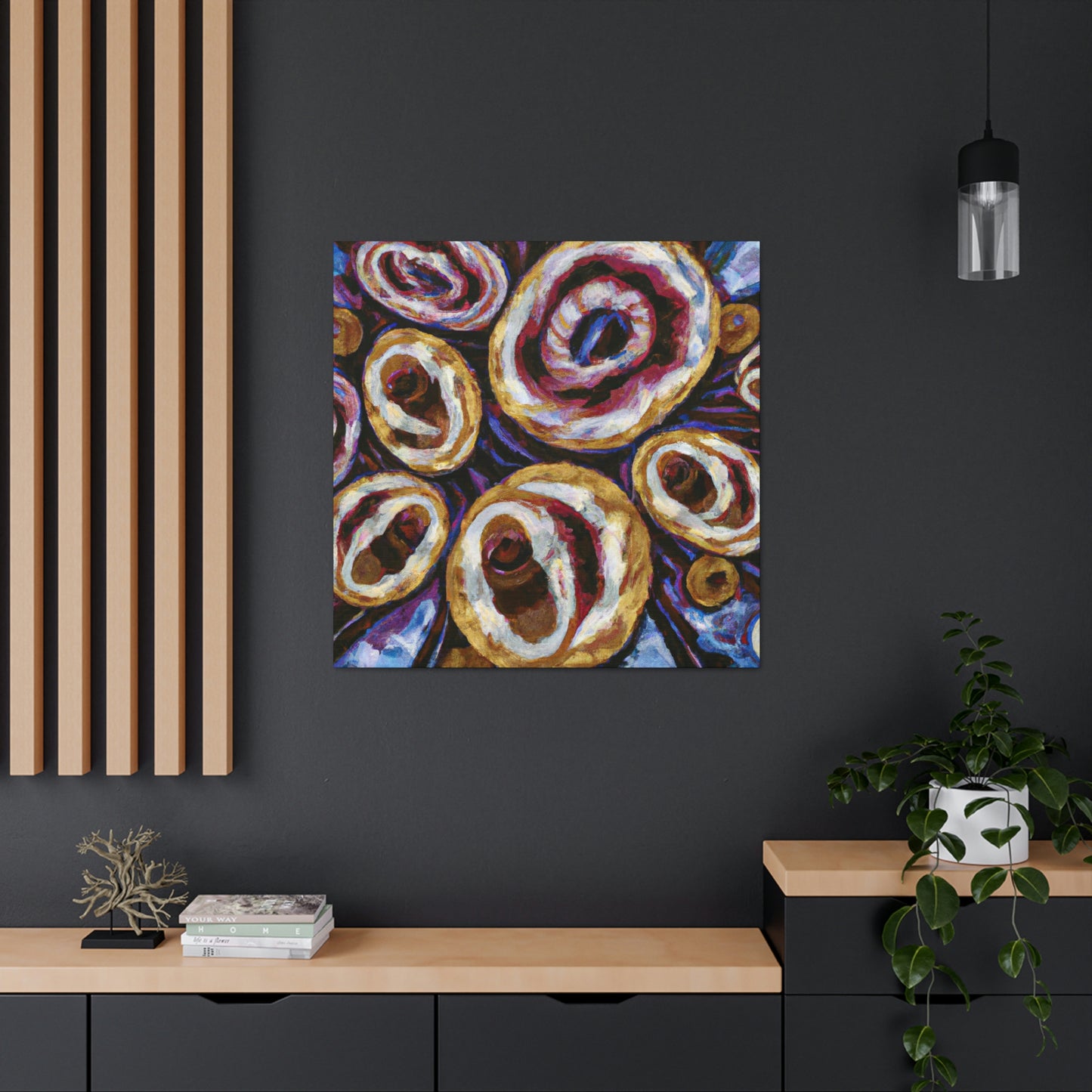 "Pastries In Colorful Hues" - Canvas