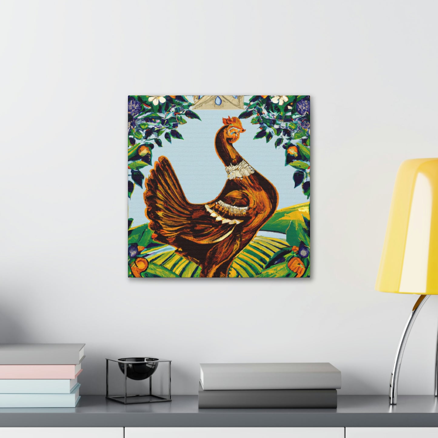 Hen at Dawn Goddess - Canvas