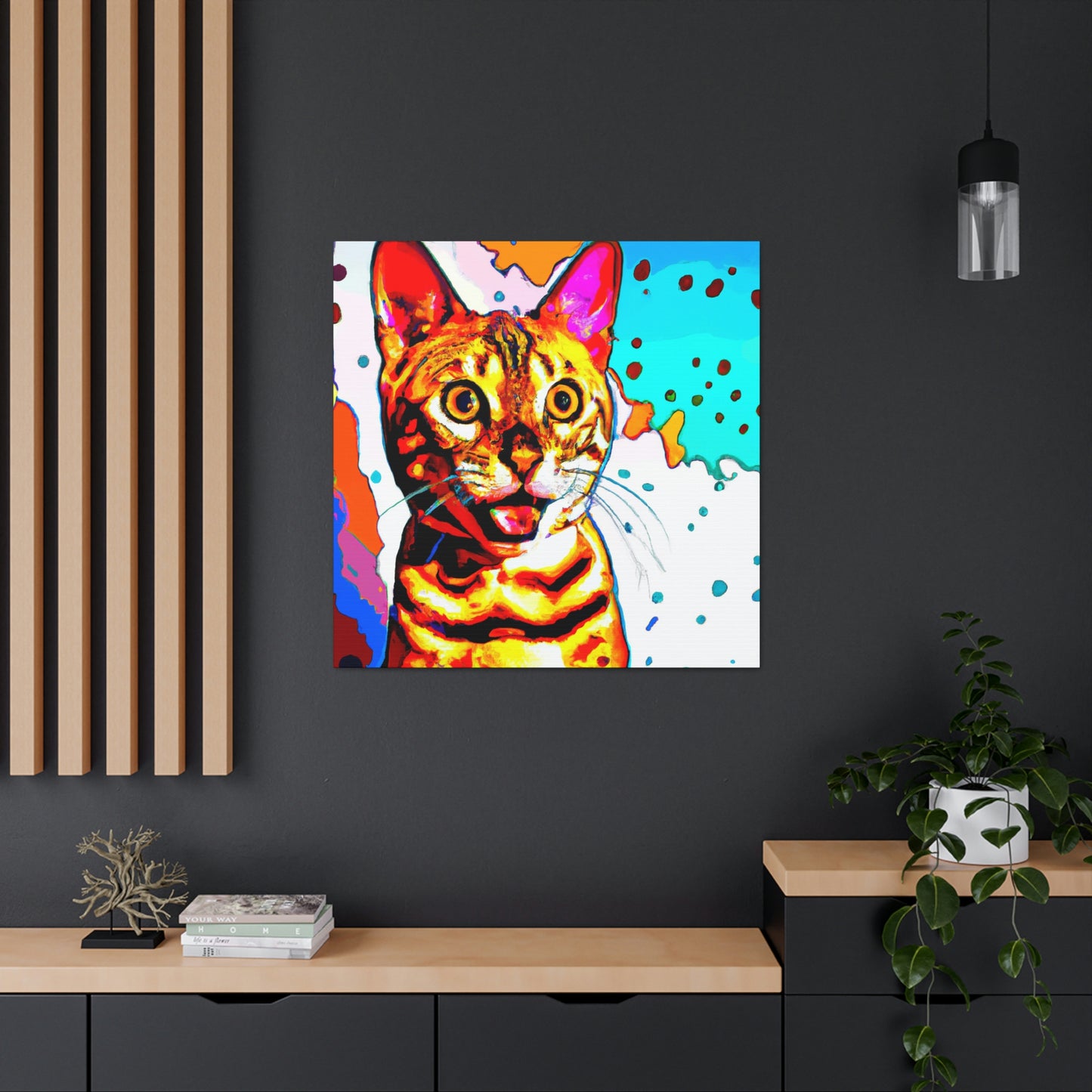 Bengal in Pop Art - Canvas