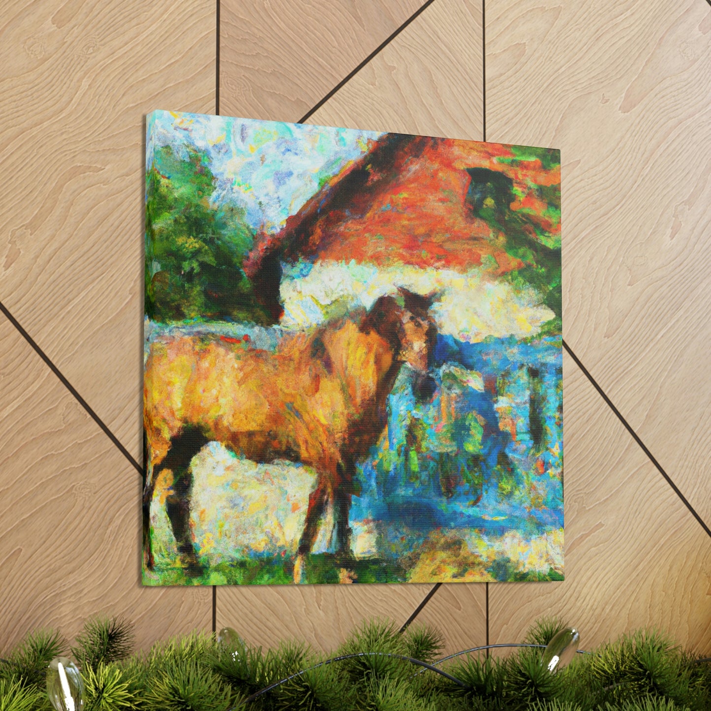 "Horse in Motion Impression" - Canvas