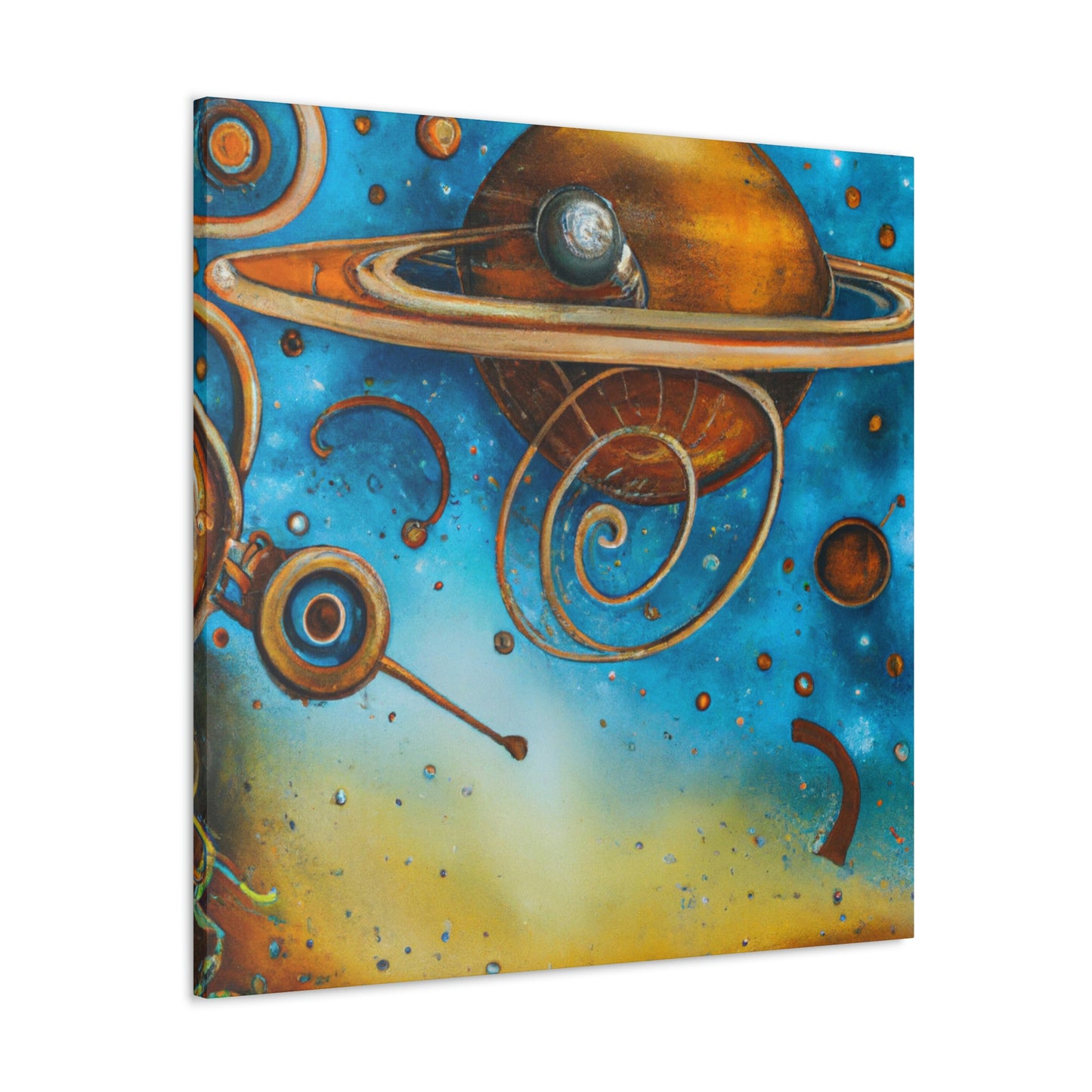 Uranus in Steampunk - Canvas