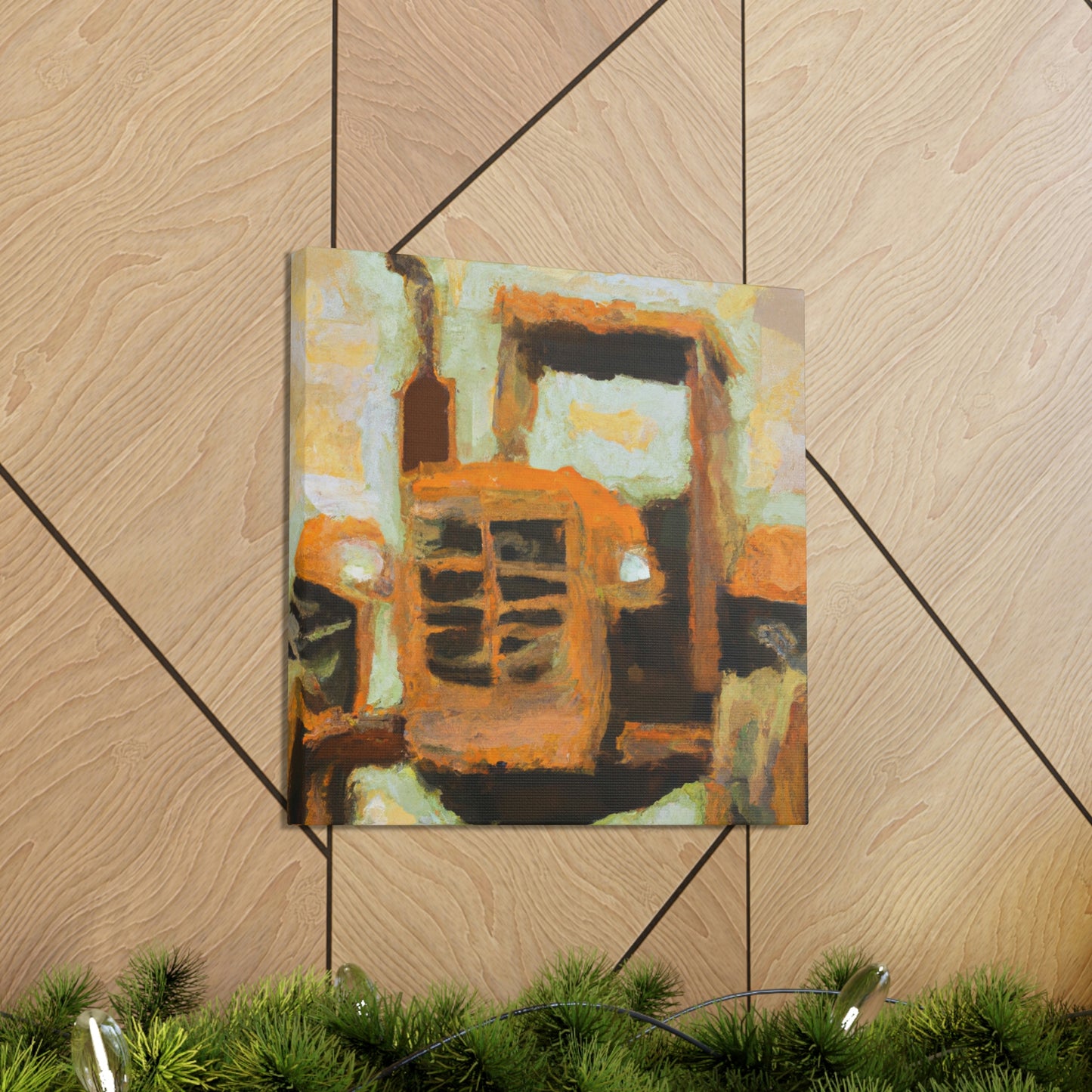 Tractor in the Wheat - Canvas