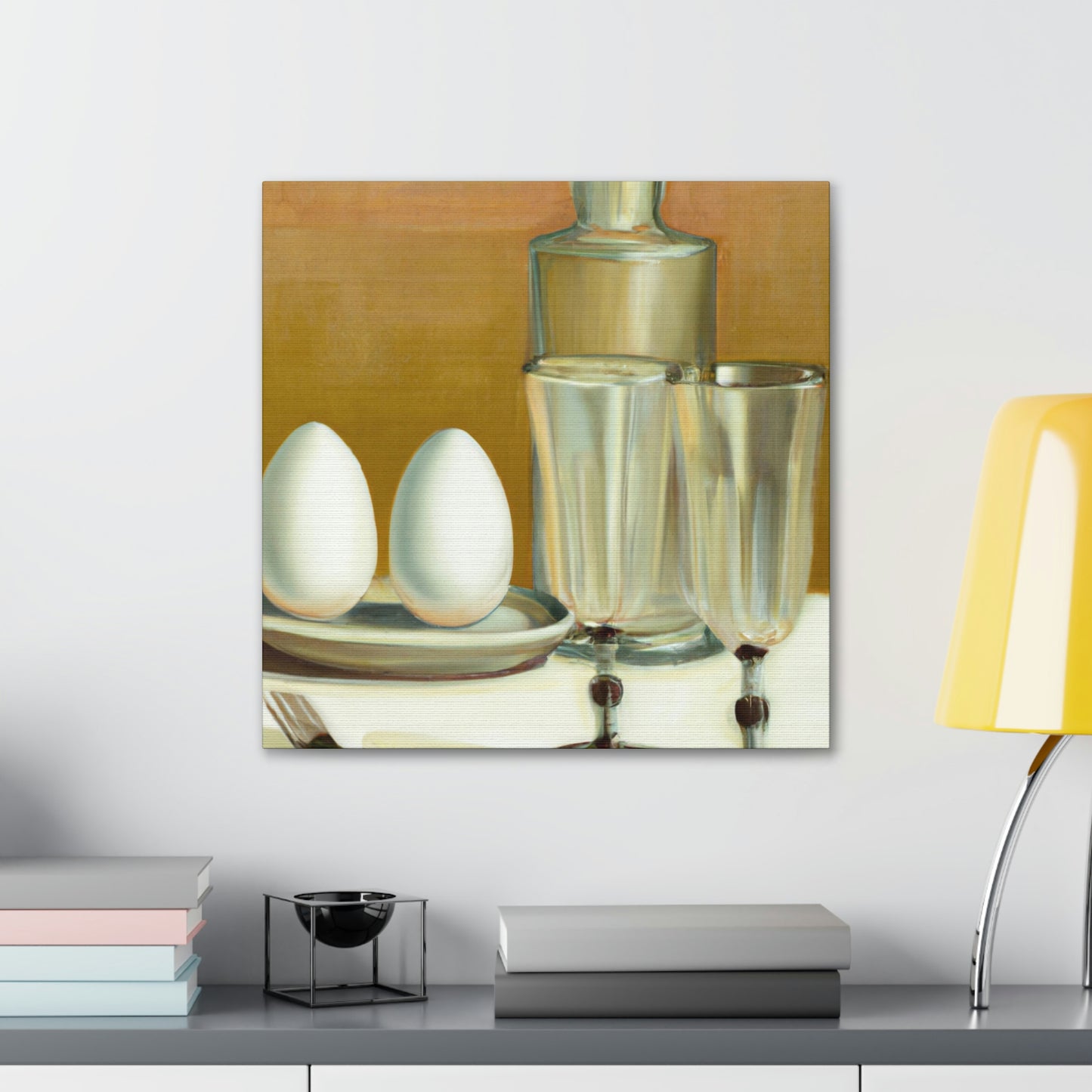 "Eggs in Art Deco". - Canvas