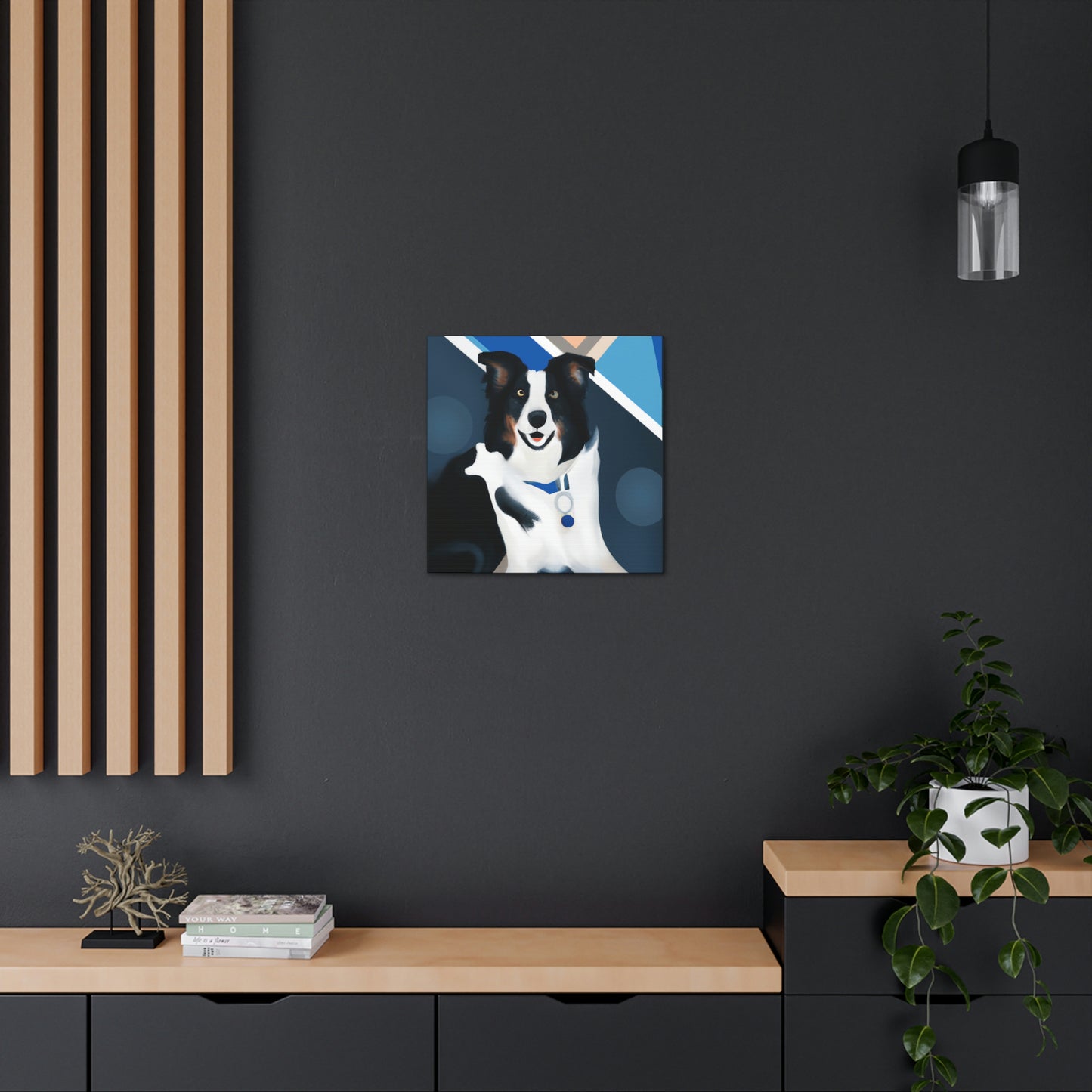 Border Collie Brilliance - Canvas