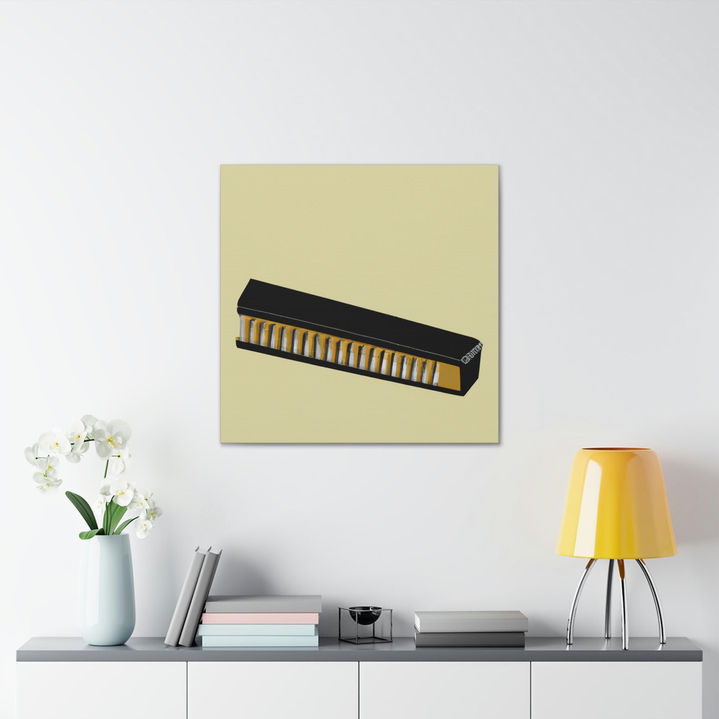 Harmonica: Minimalism - Canvas