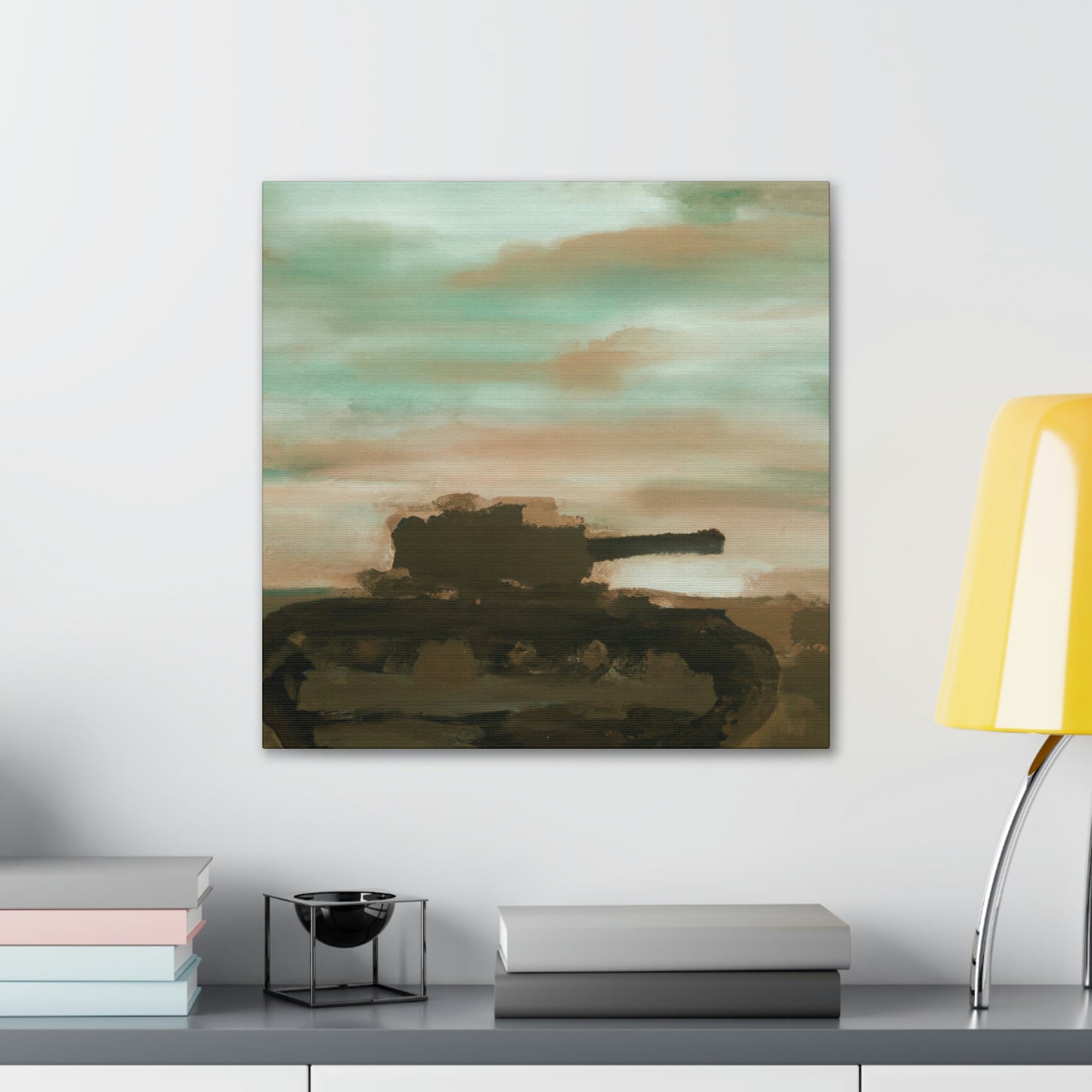 Tank in Abstract Form - Canvas