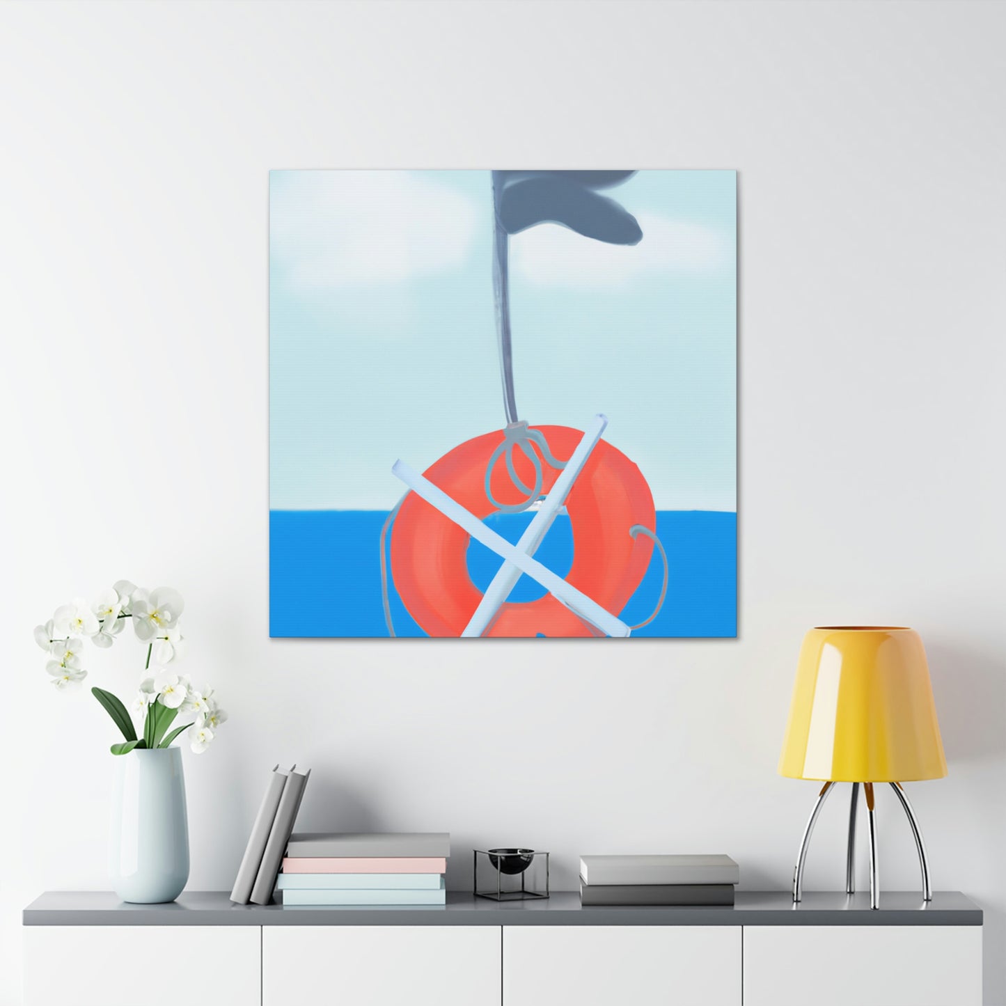 Raft of Life's Journey - Canvas