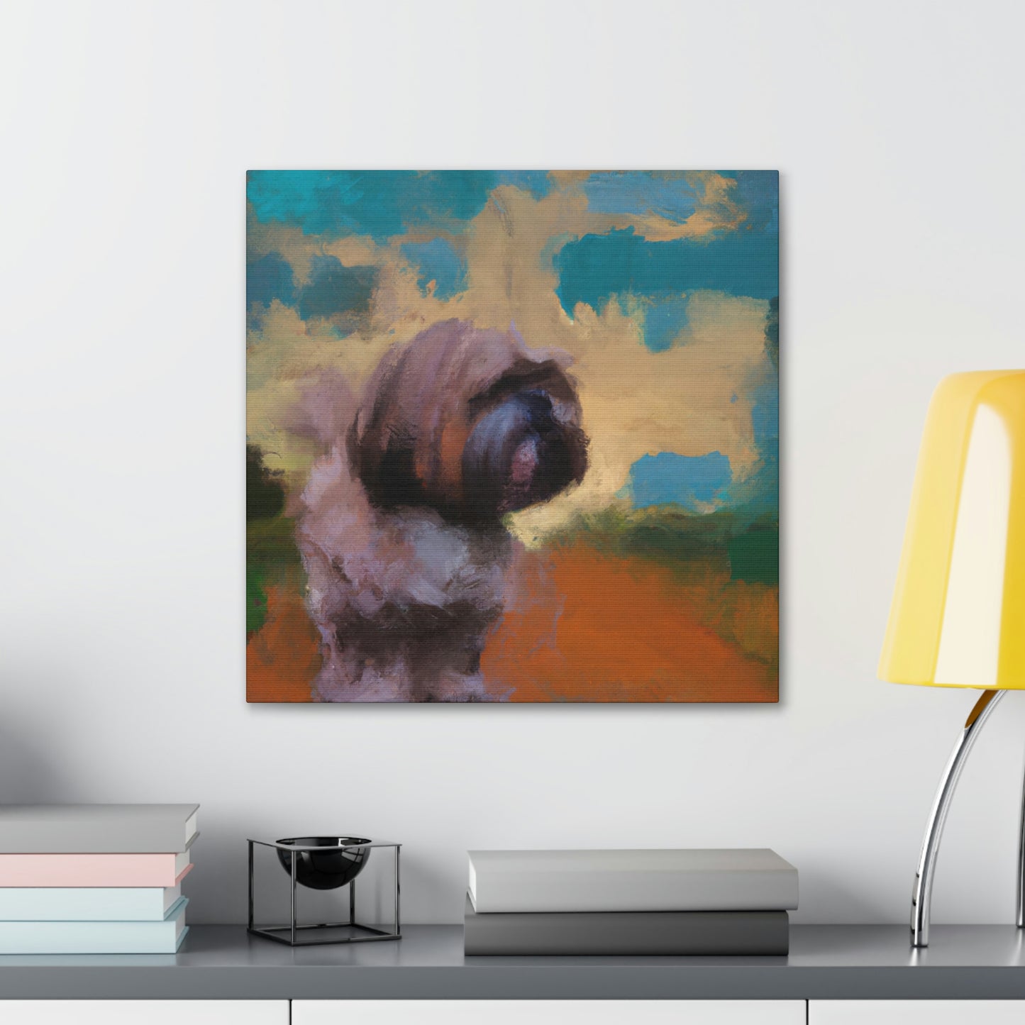 Fur and Whimsy Shih - Canvas