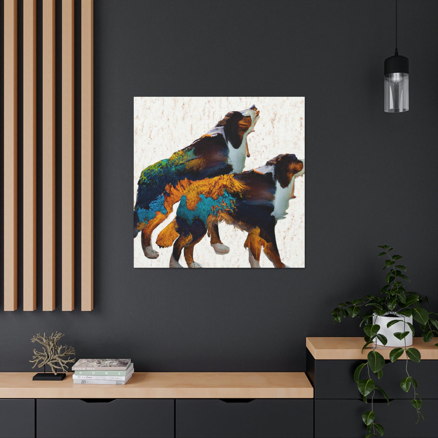 "Aussie Shepherd Minimalism" - Canvas