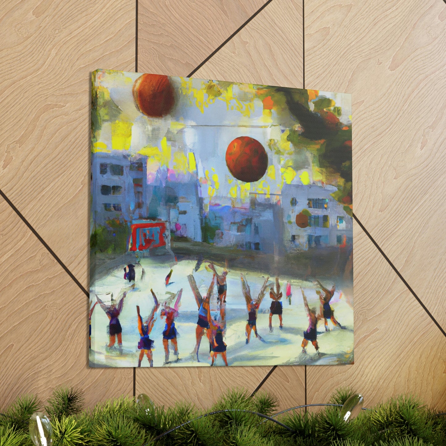 Volleyball Vibrancy Vitality - Canvas