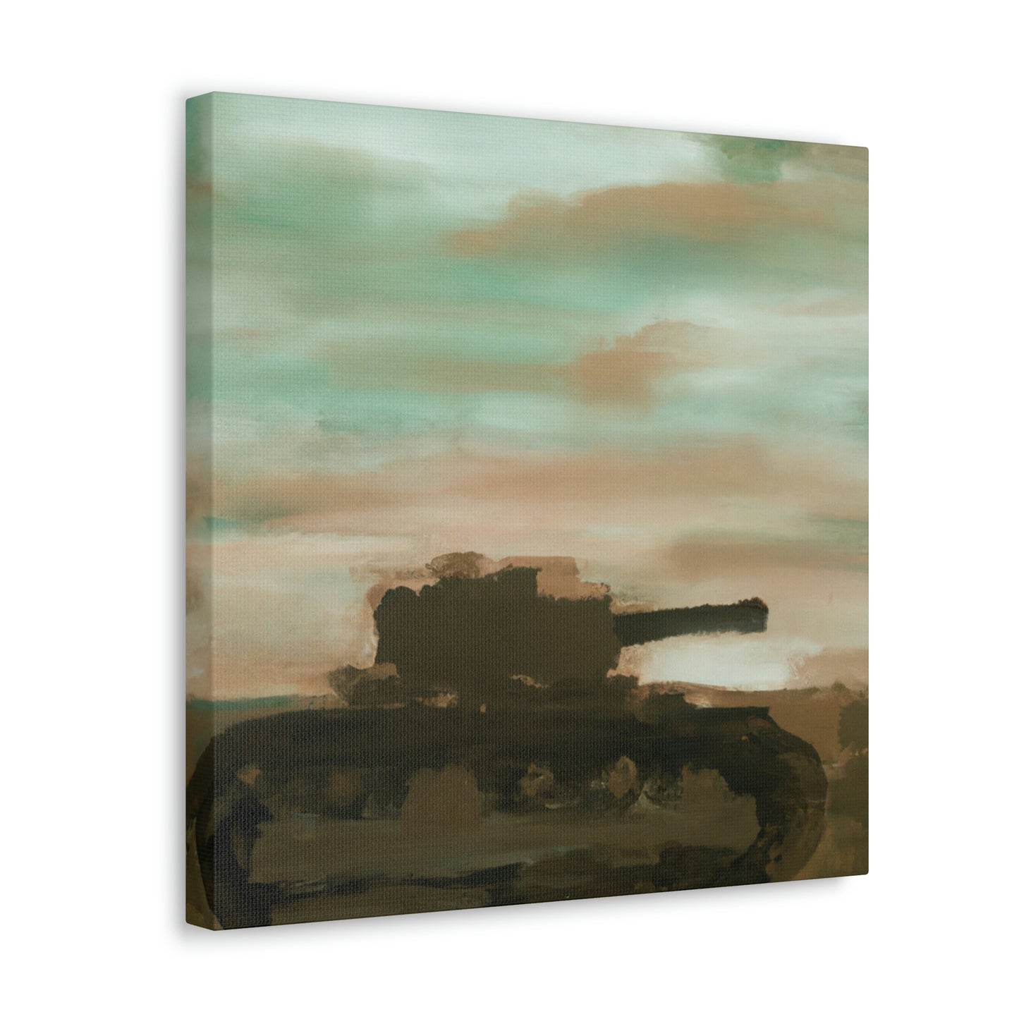 Tank in Abstract Form - Canvas