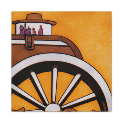 "Wagon Journey Homeward" - Canvas