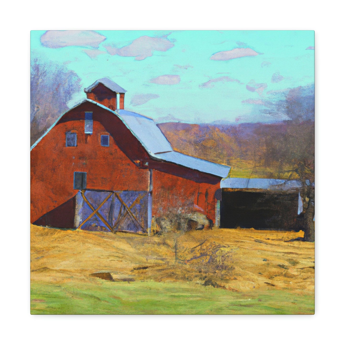 "Barn in the Countryside" - Canvas