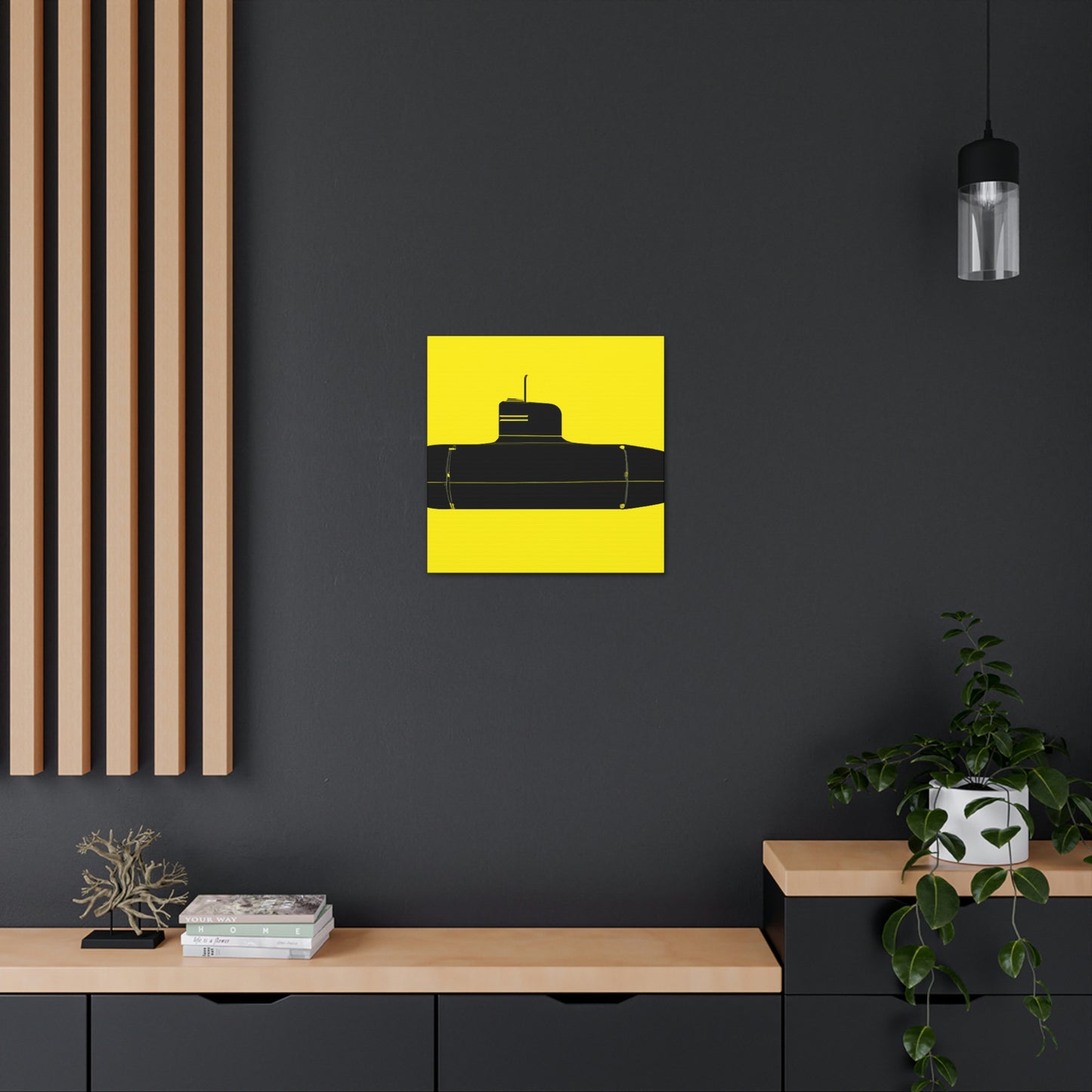 Submarine in Solitude - Canvas