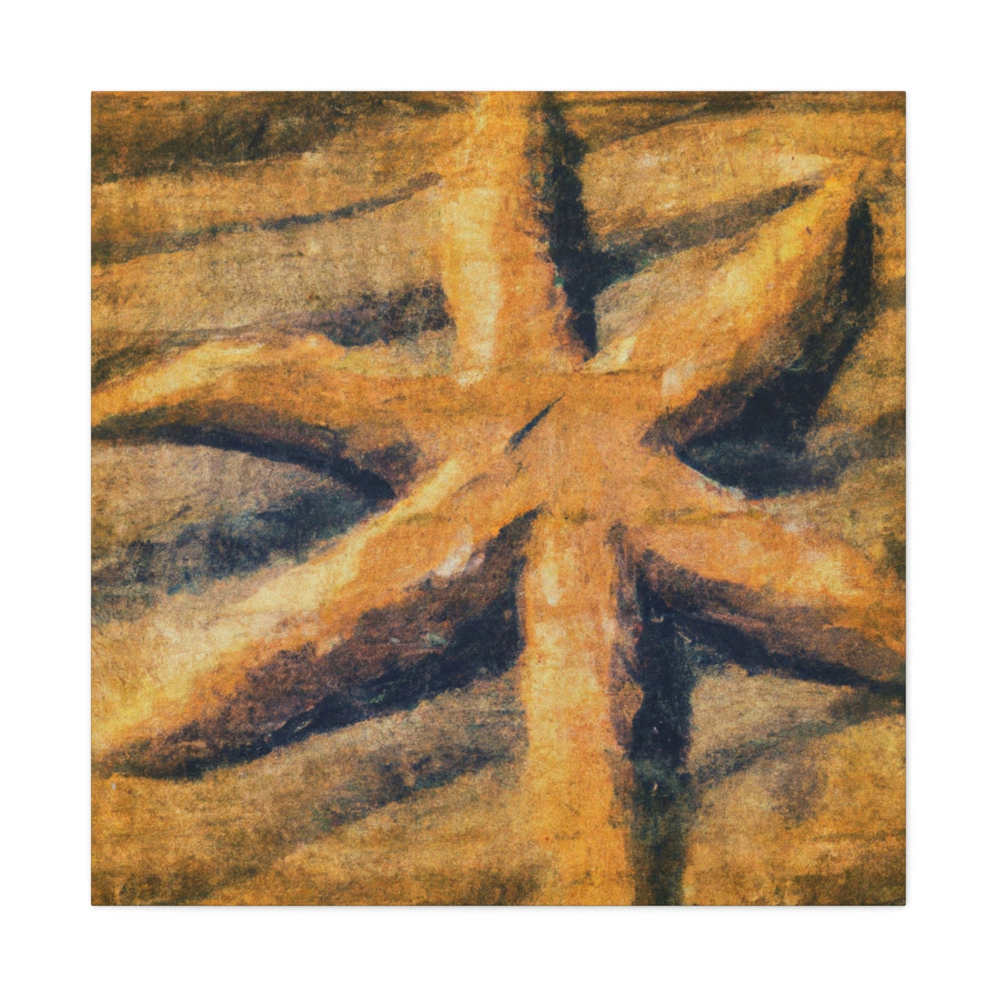 "Starfish Shimmer Shine" - Canvas