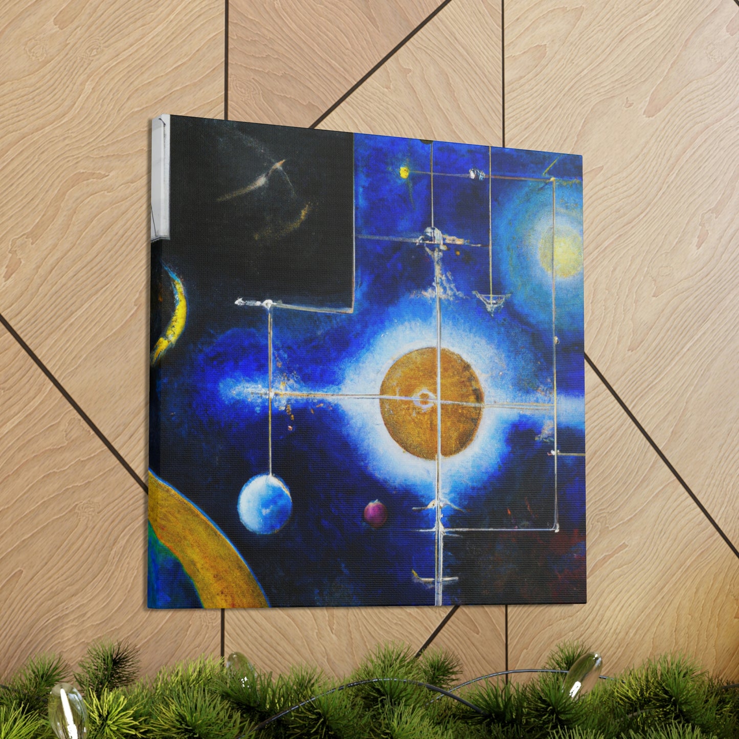 Starry Night Sky Map - Canvas