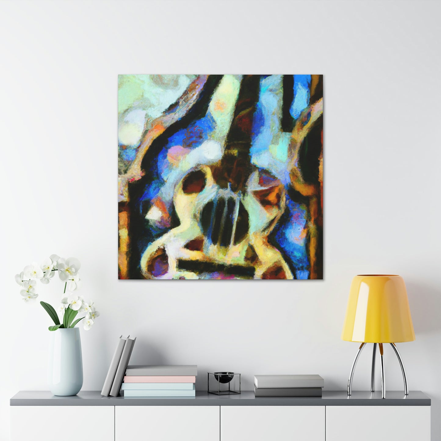 "Mandolin at Midnight Melancholy" - Canvas