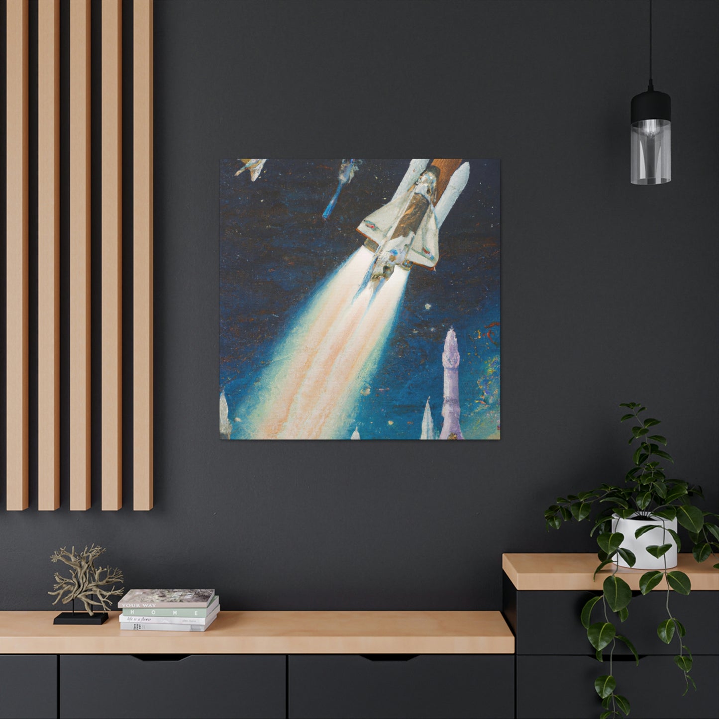 Spaceship Explorations Baroque - Canvas