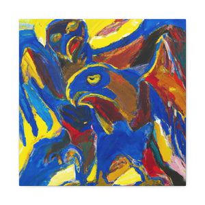 "Hawks in Expressionism" - Canvas