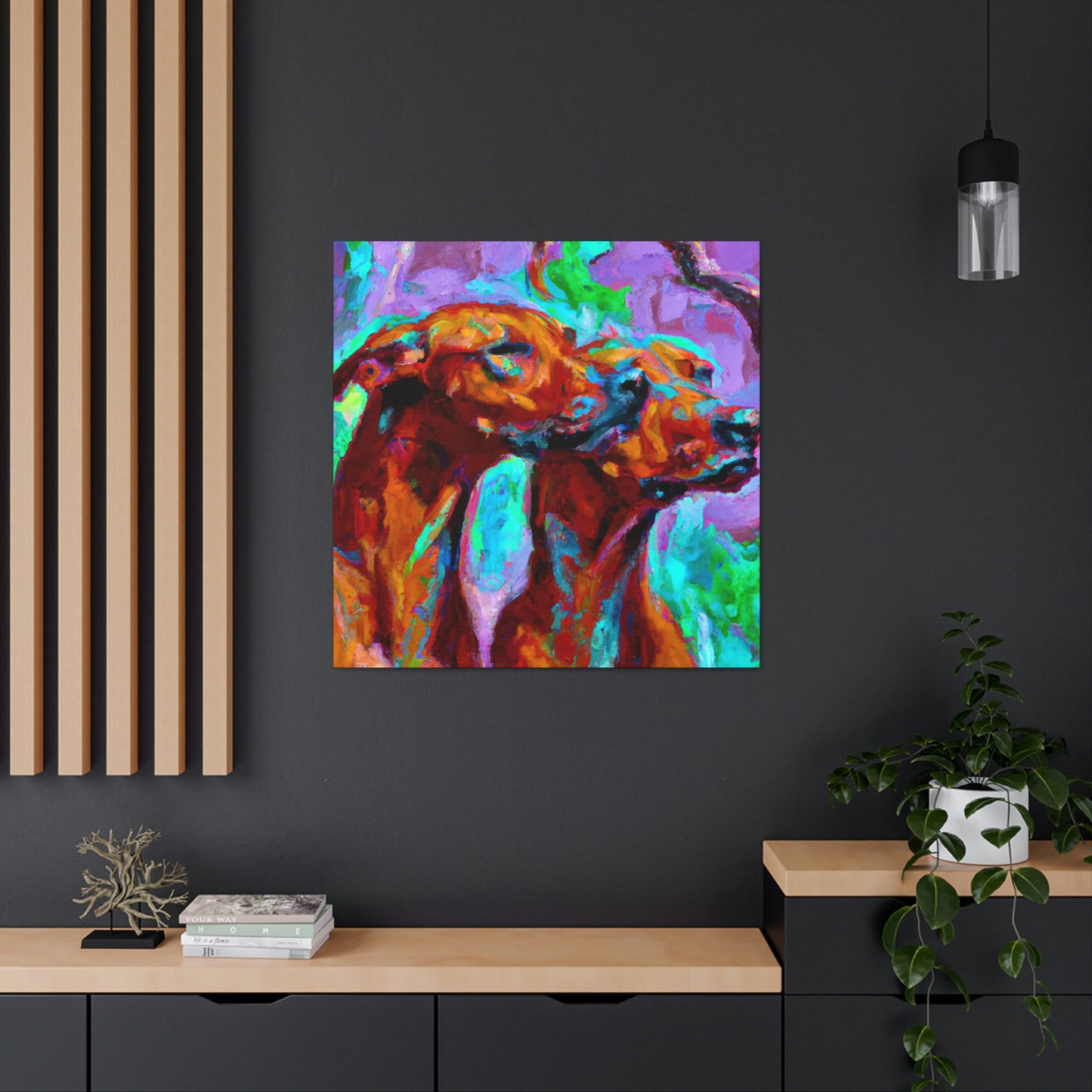 Rhodesian Ridgeback Reflection - Canvas