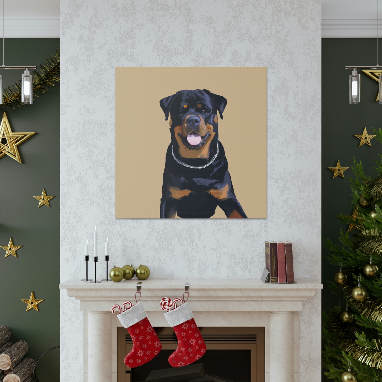 "Rottweiler in Simplicity" - Canvas