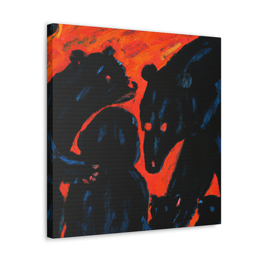 "Black Bears Dreaming" - Canvas