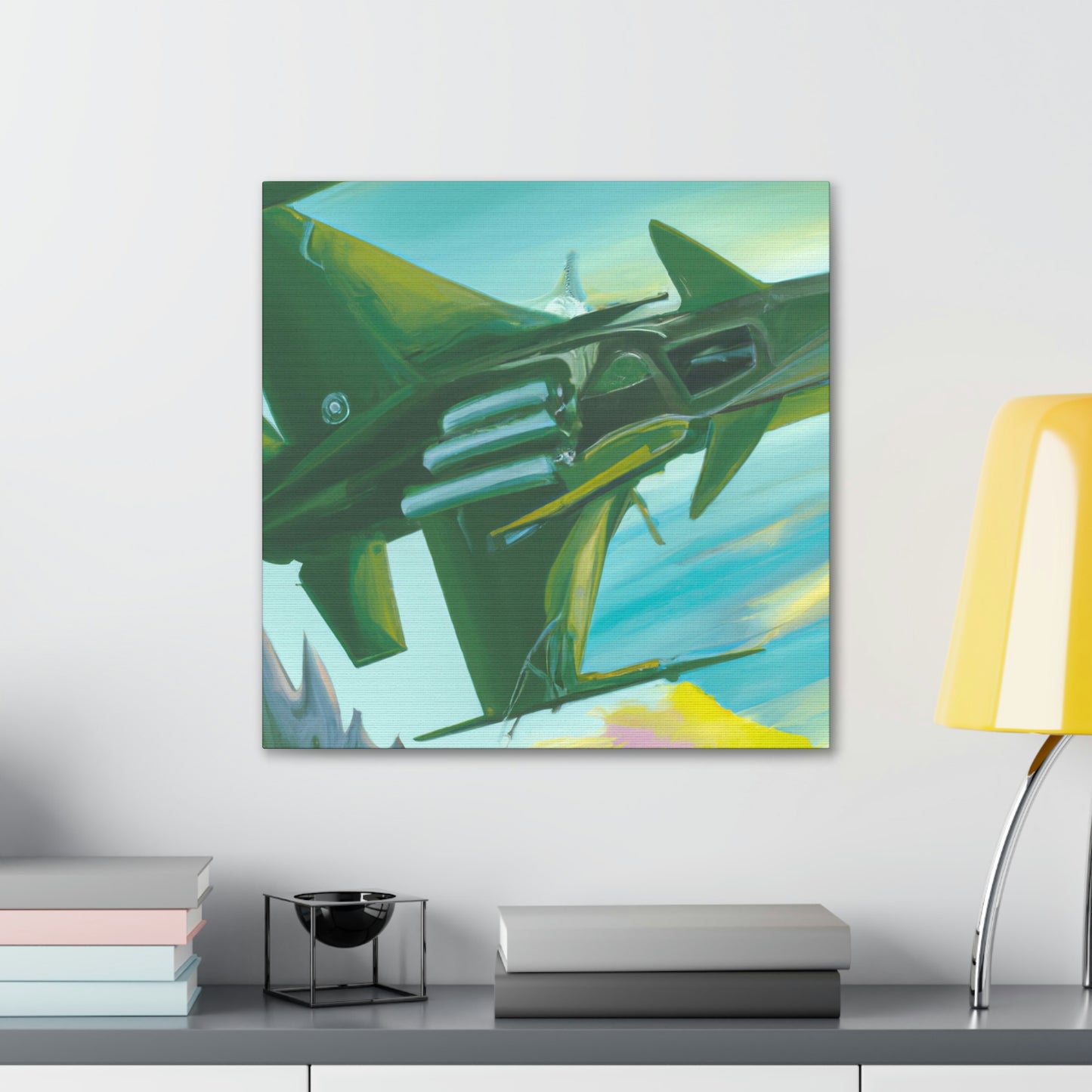 Jet Fighter Surrealism - Canvas