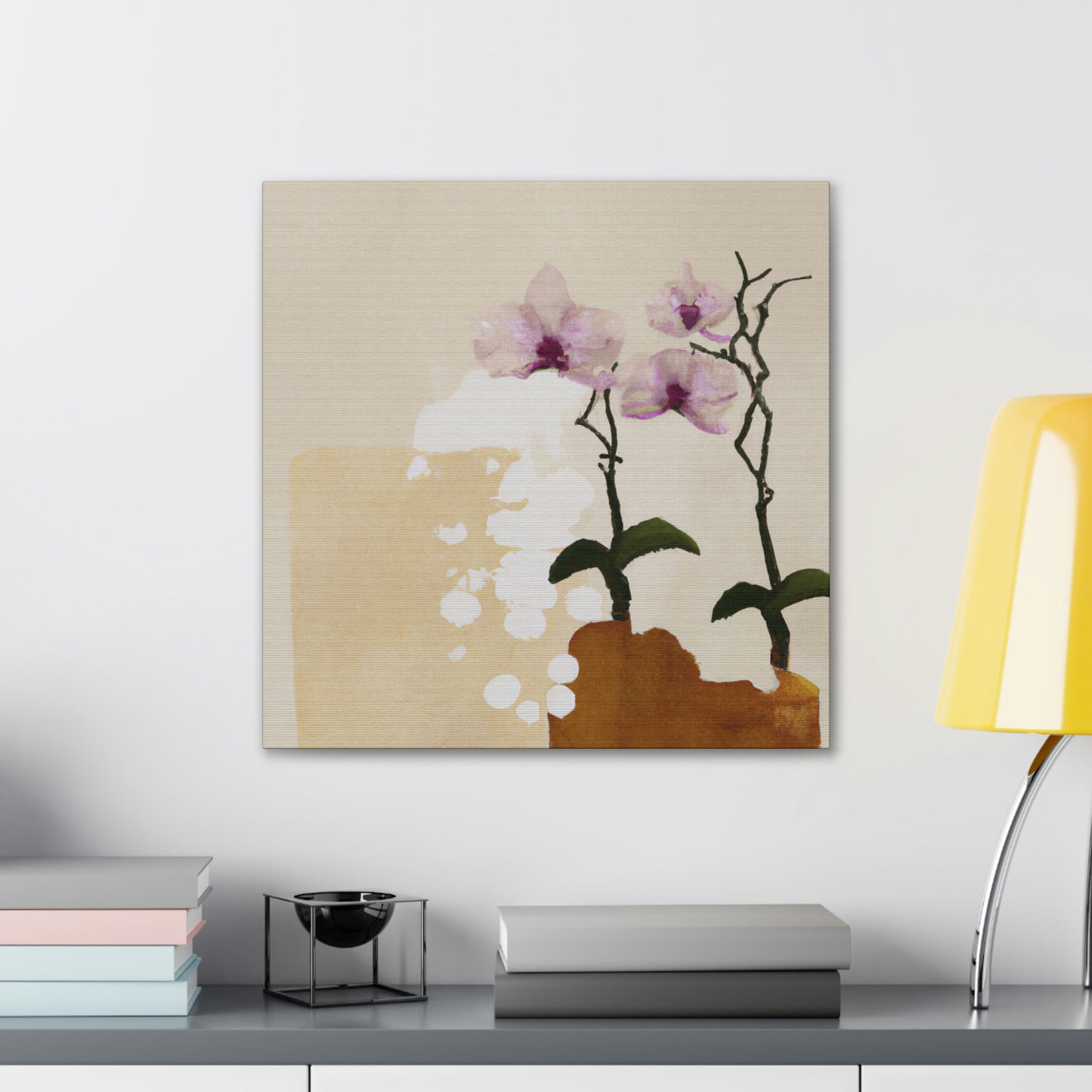 "Orchid In Movement" - Canvas