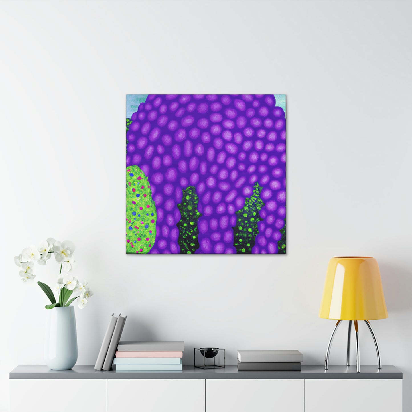 "Wisteria in Abstraction" - Canvas