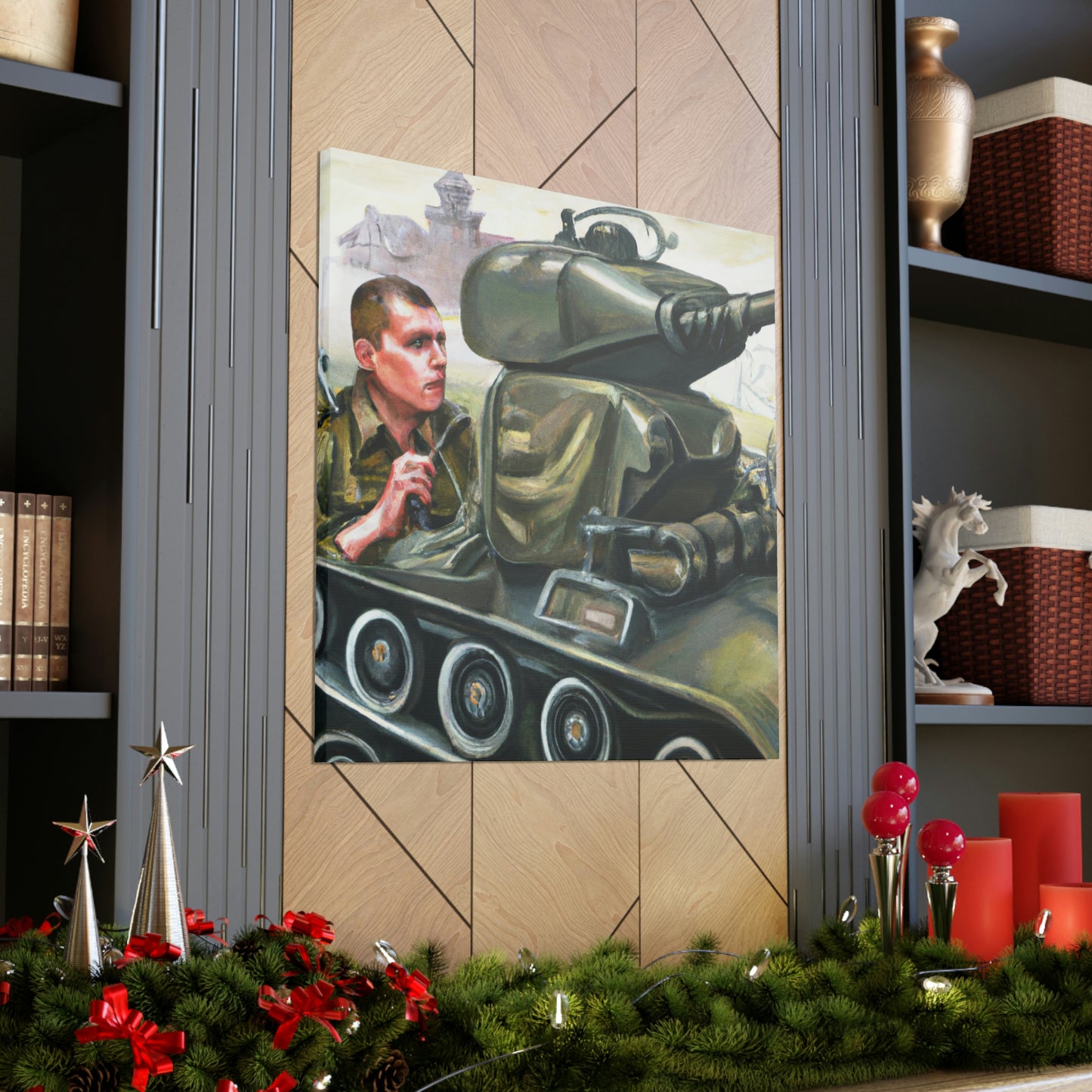 "Tank Operator Dreamscape" - Canvas