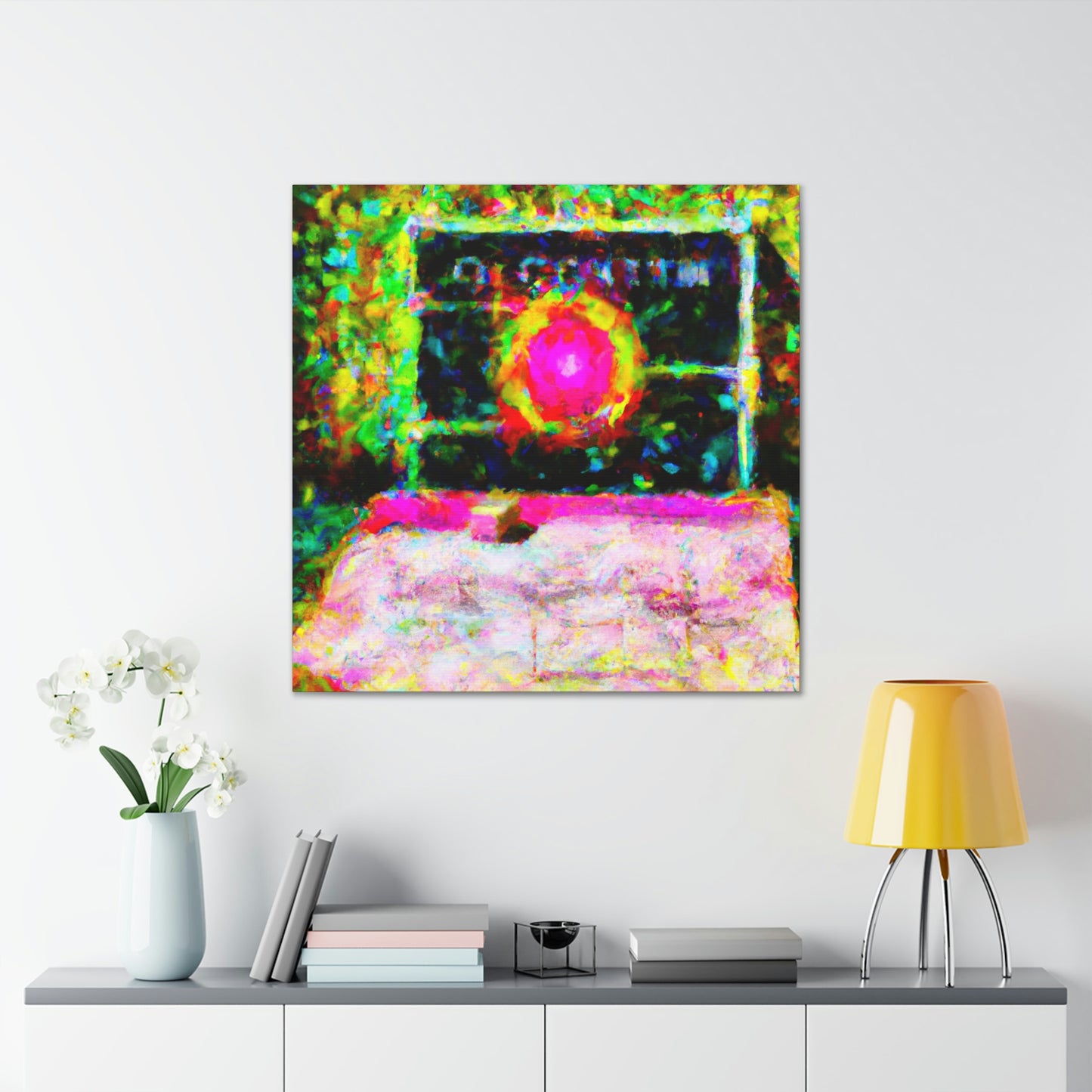 "Quantum Computing Dreamscapes" - Canvas