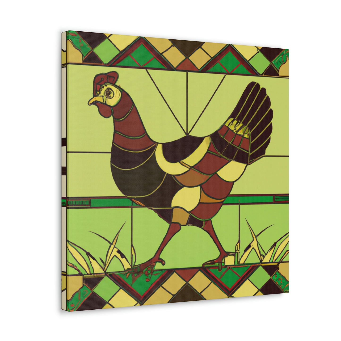 "Hen in the Roaring Twenties" - Canvas