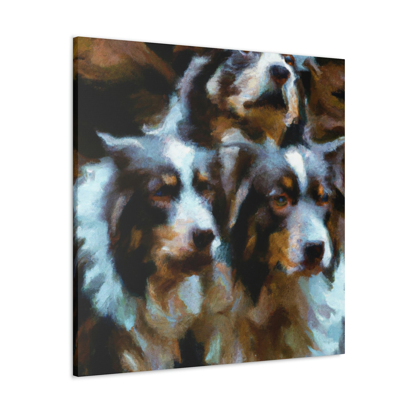 Australian Shepherd Solitude - Canvas