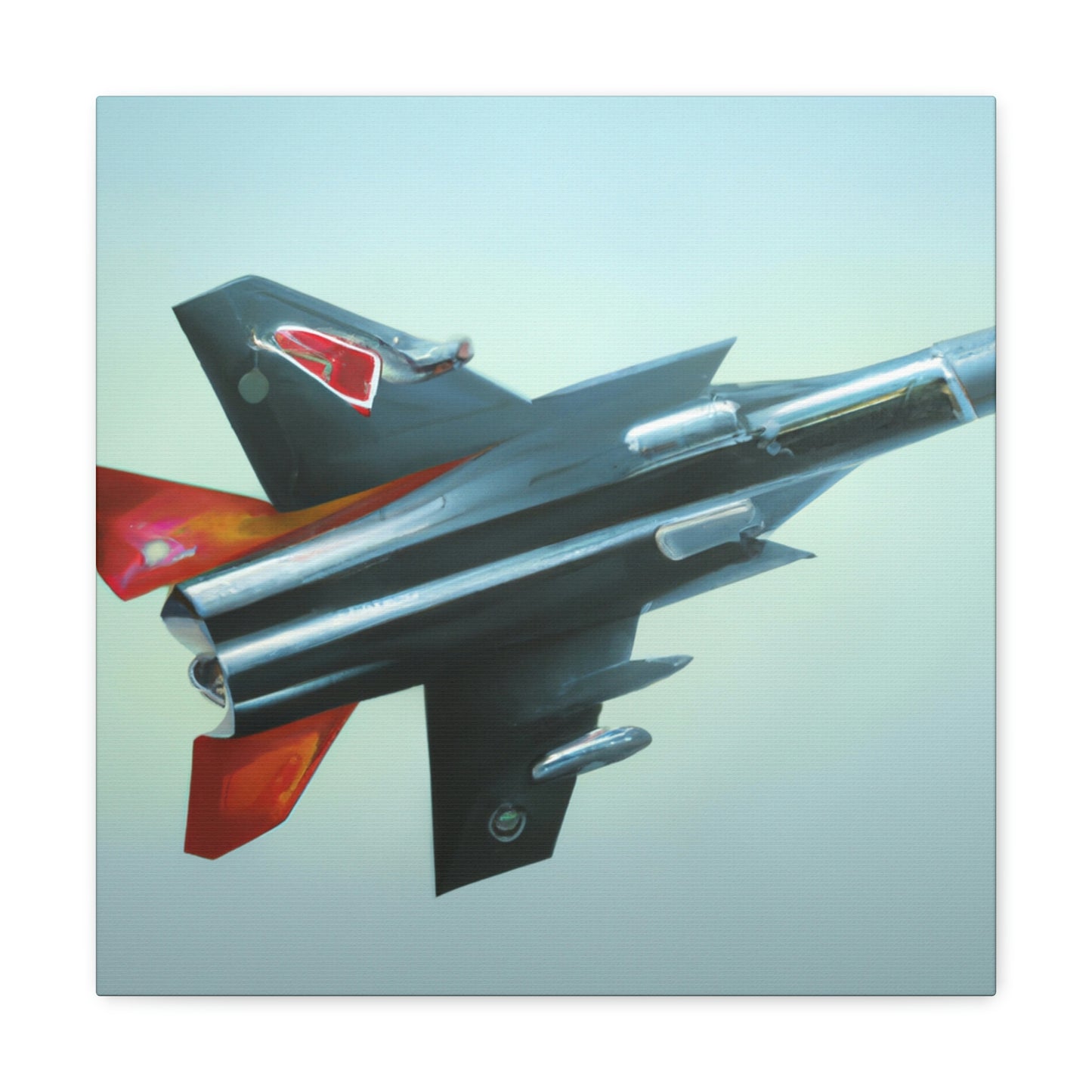 Aircraft In Flight. - Canvas