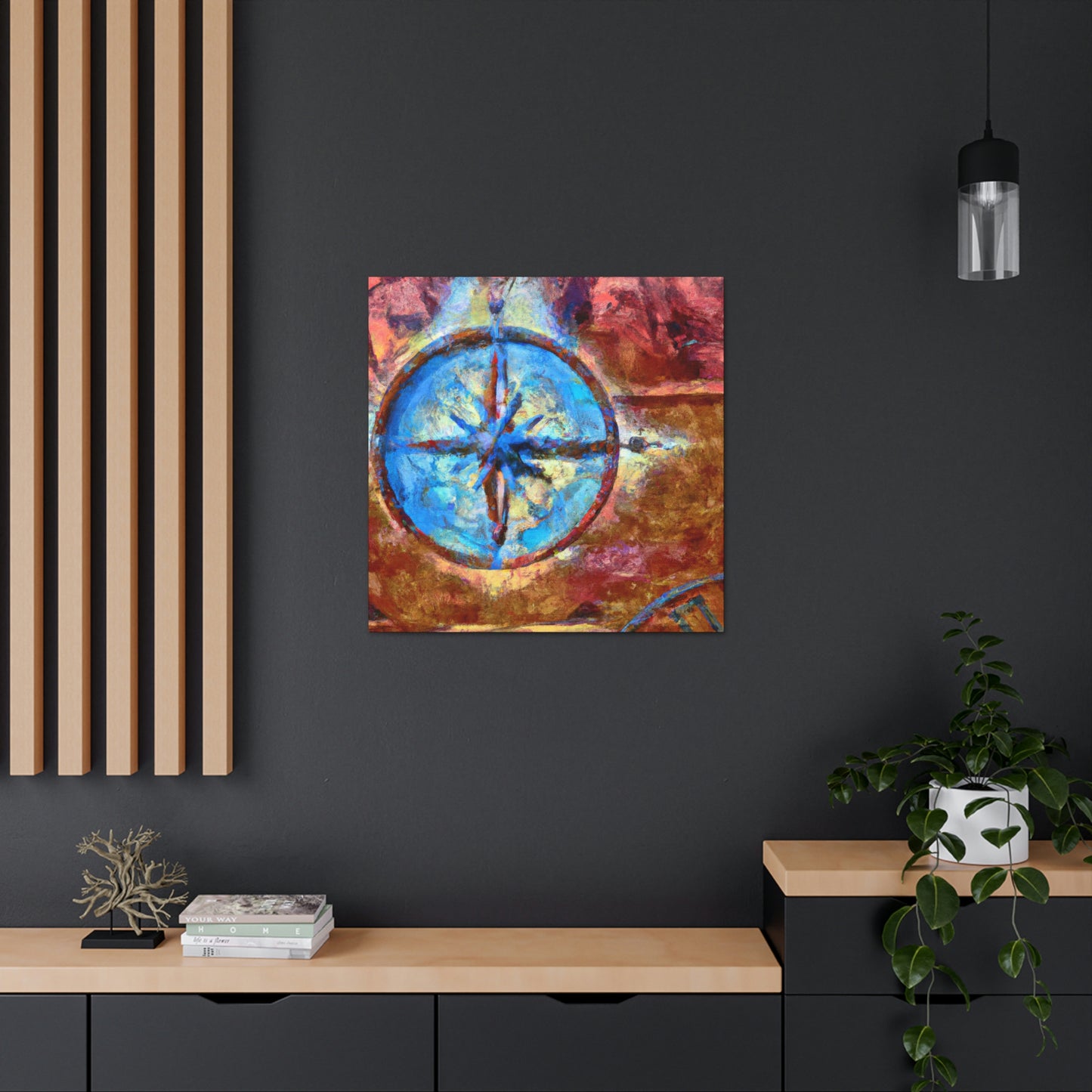 "Compass of Direction" - Canvas