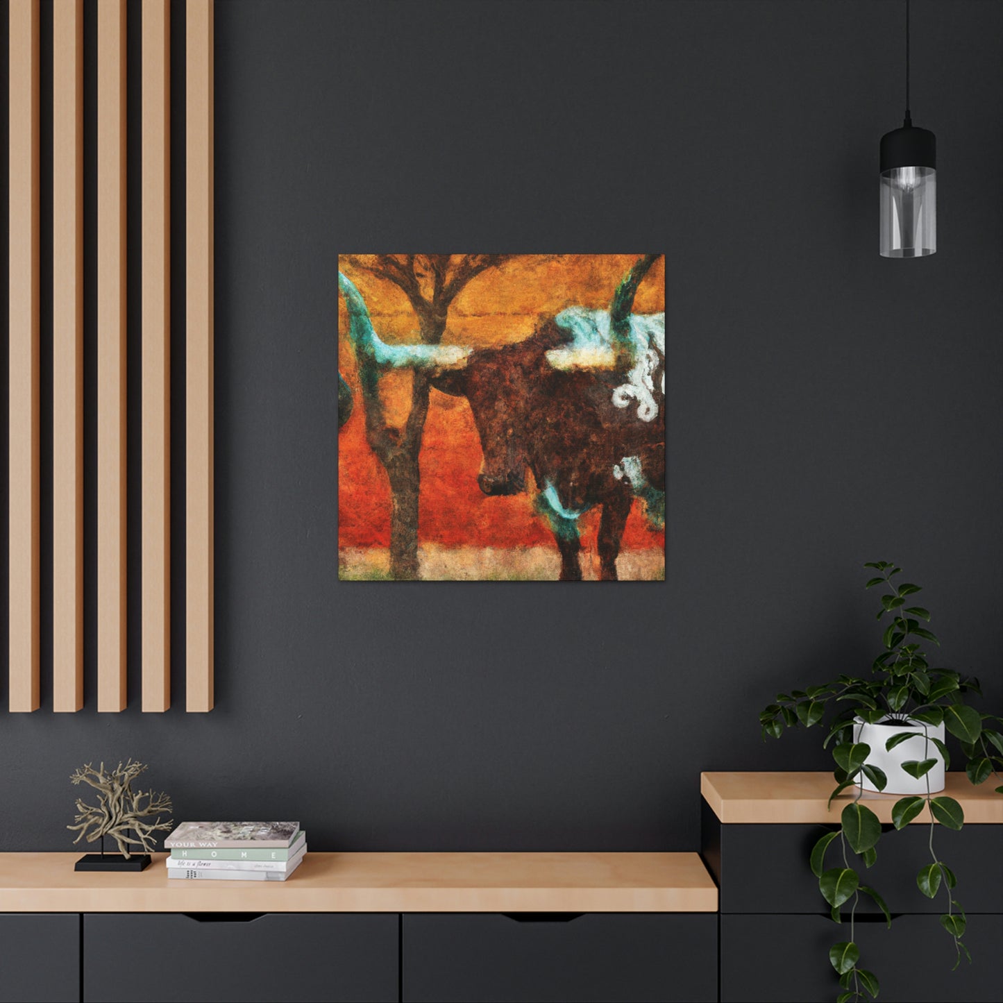 Texas Longhorn Power - Canvas