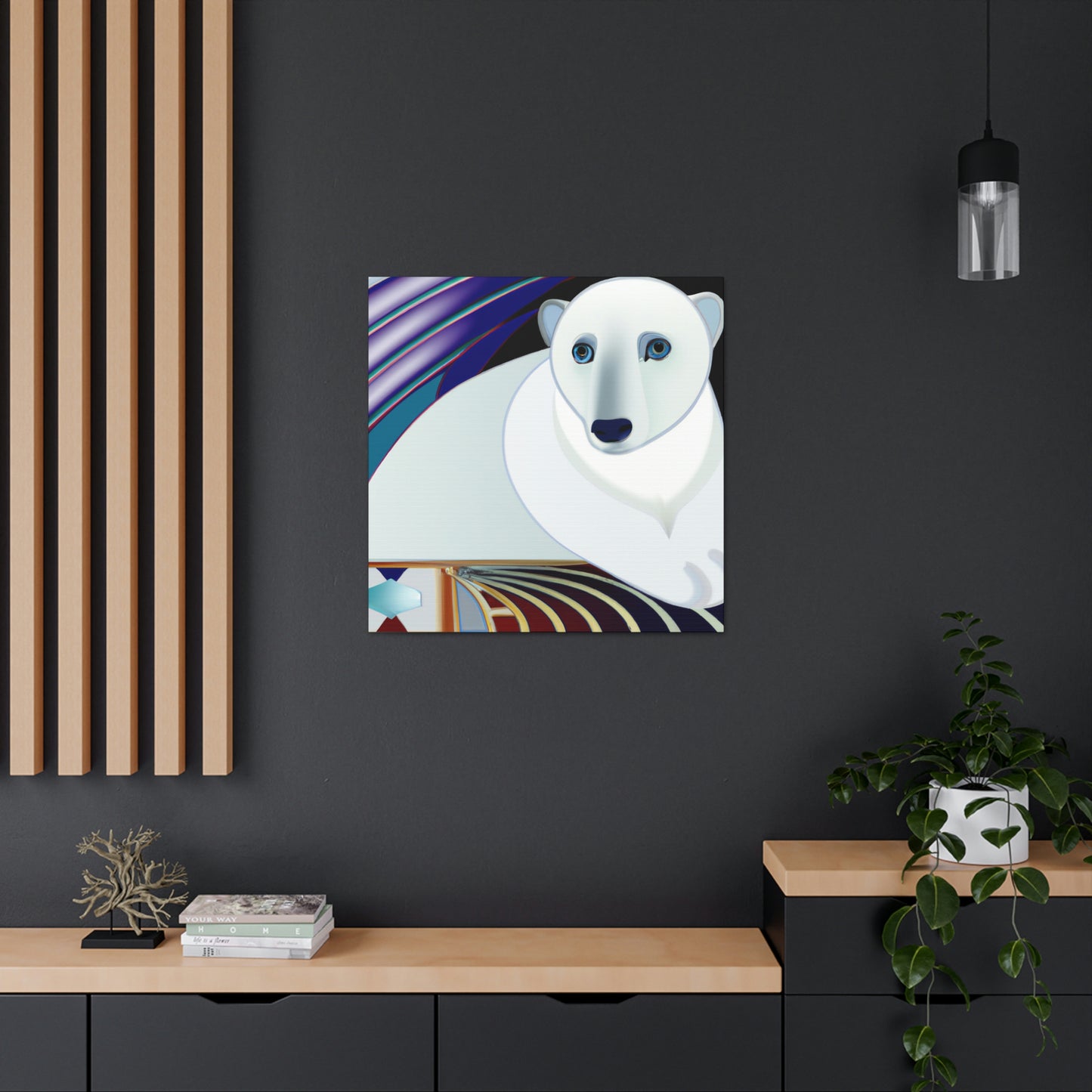 Ermine's Shining Splendor - Canvas