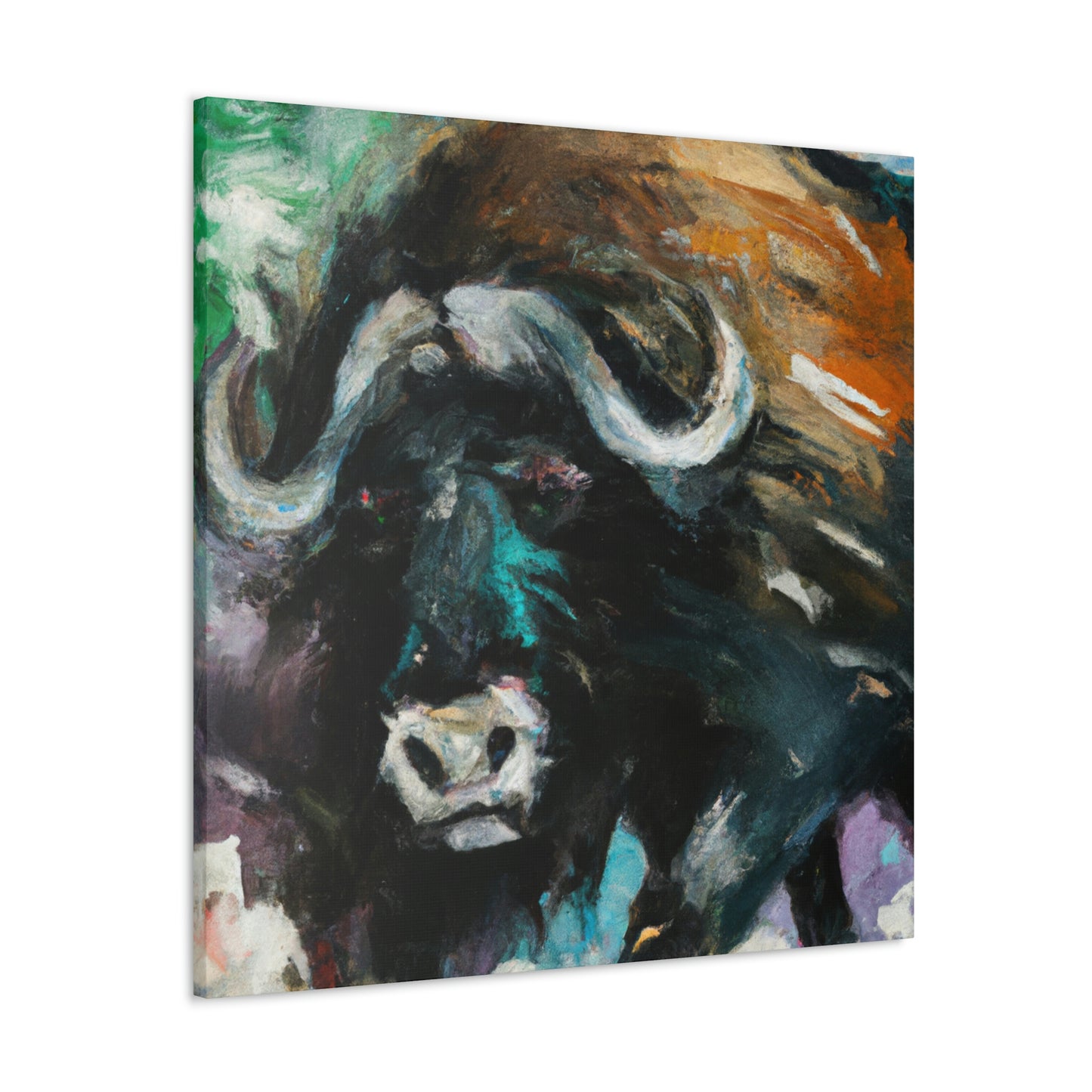 "Musk Ox Expressionism" - Canvas