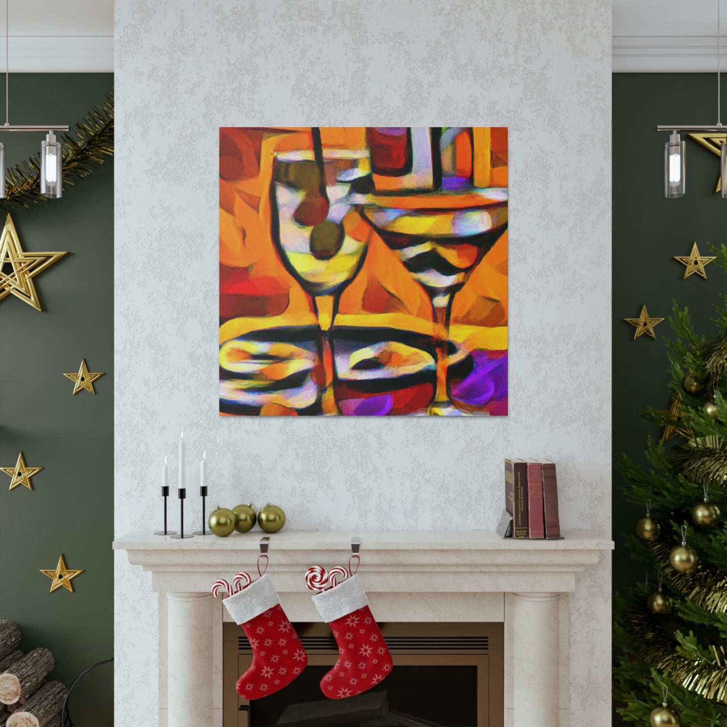 Boozy Brushstrokes - Canvas