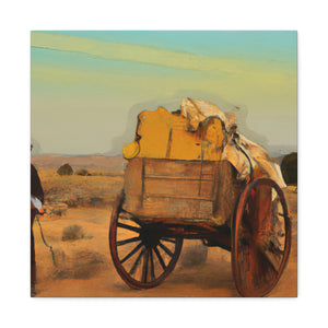 The Chuck Wagon Dance - Canvas