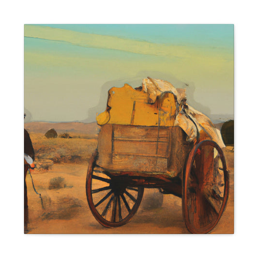 The Chuck Wagon Dance - Canvas