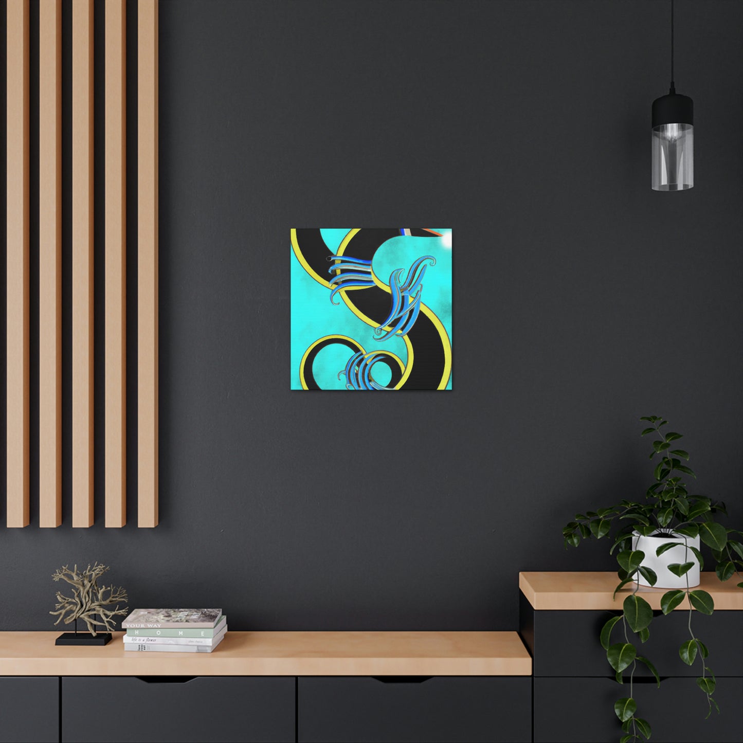 "Eel in Art Deco" - Canvas