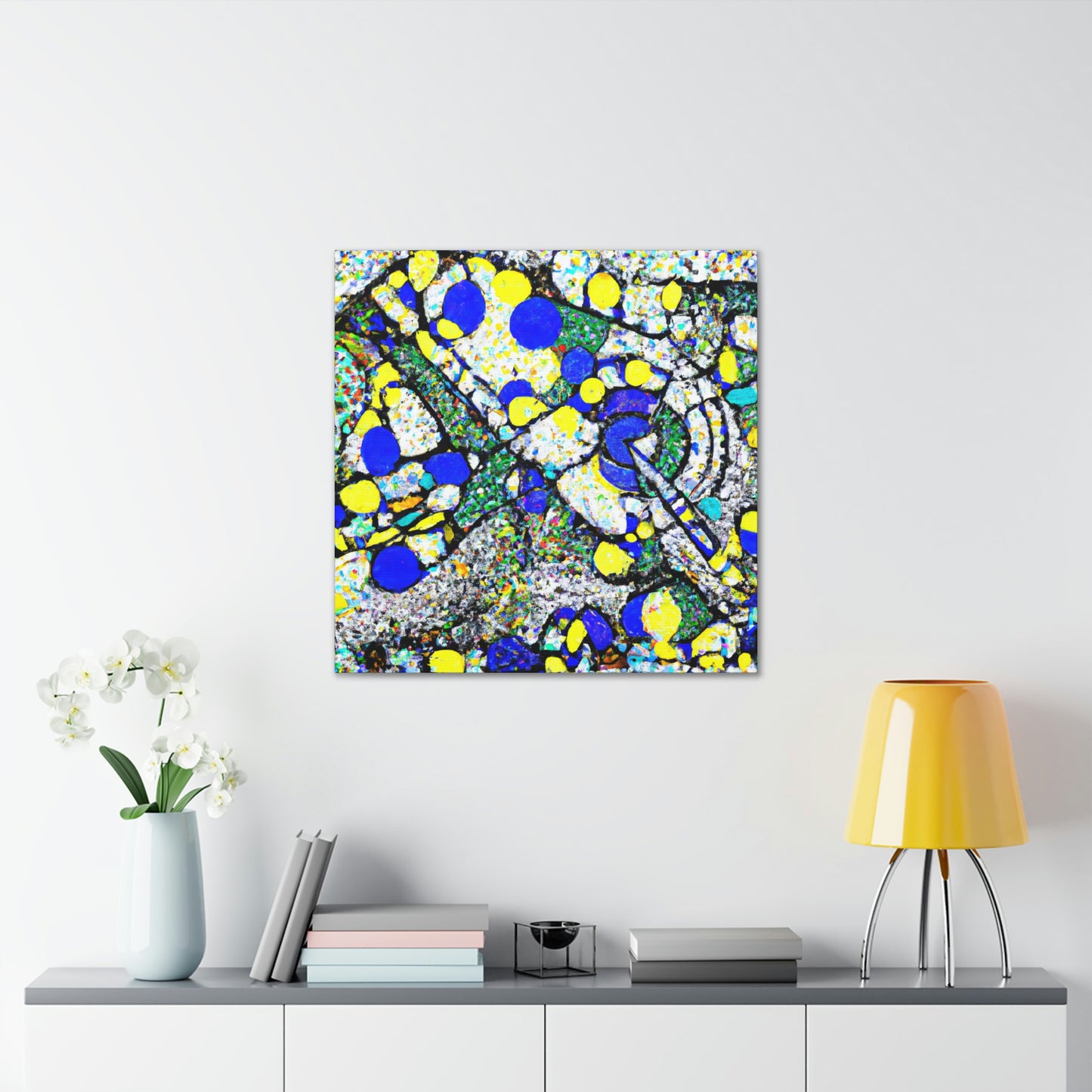 Abstract Expressionist Pointillism - Canvas