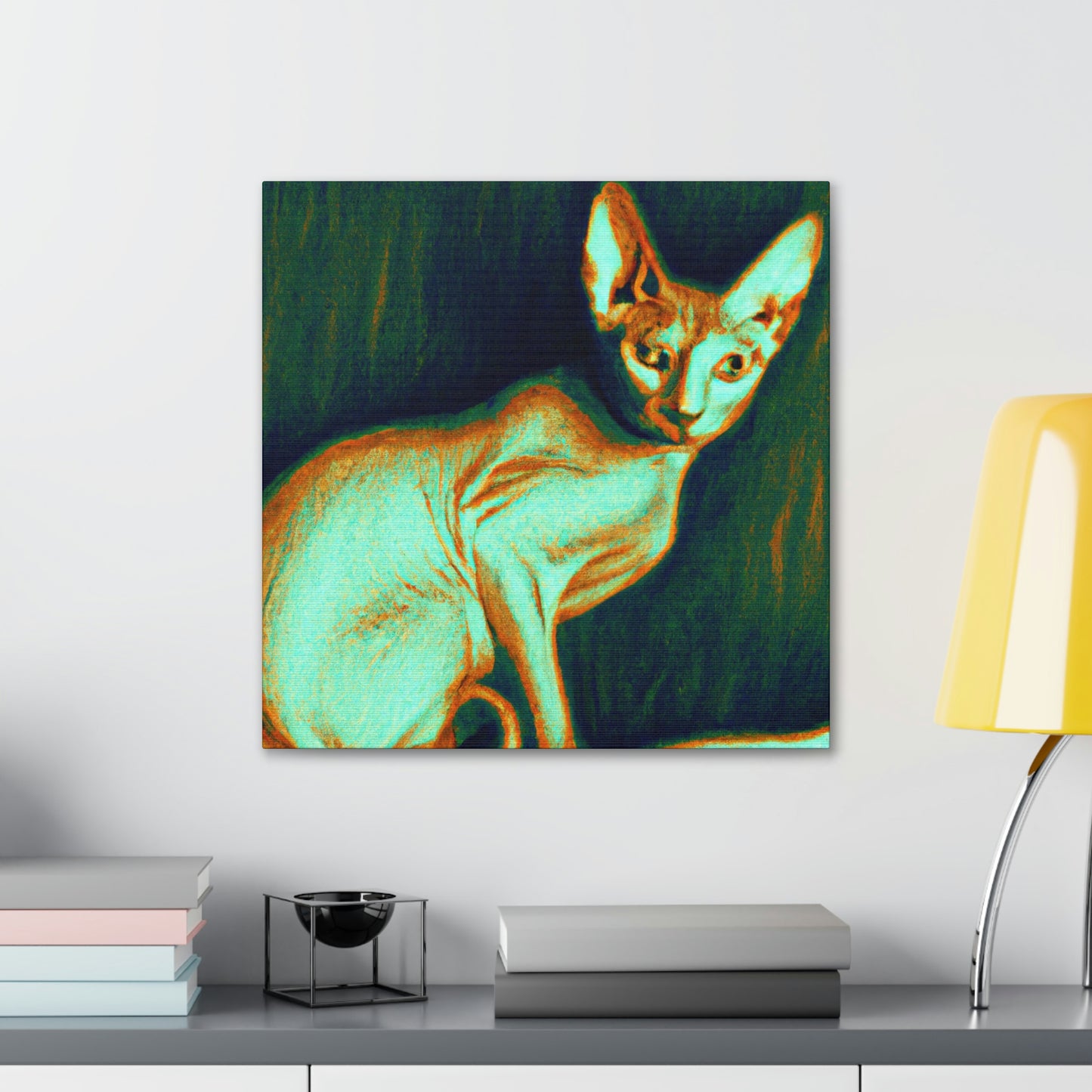 Sphynx in Expressionism - Canvas