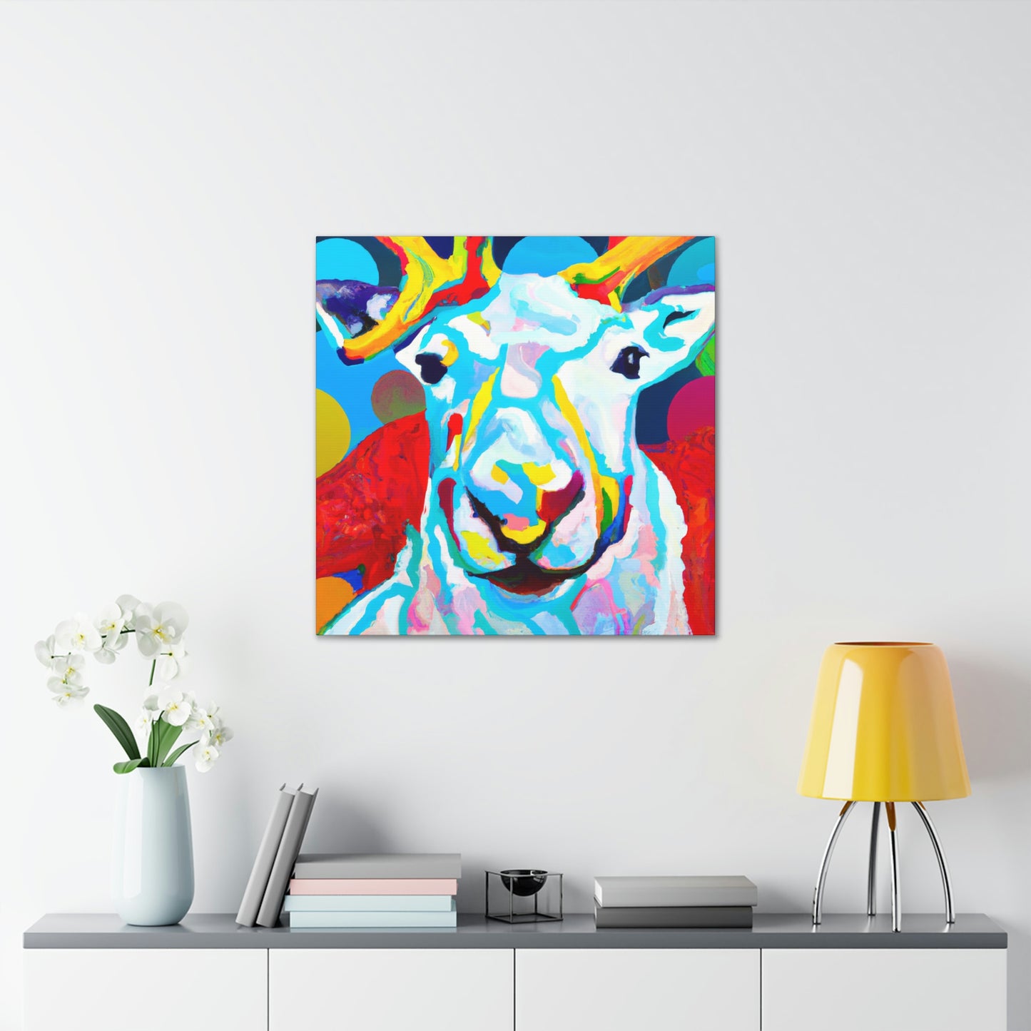 "Reindeer Pop Artistry" - Canvas