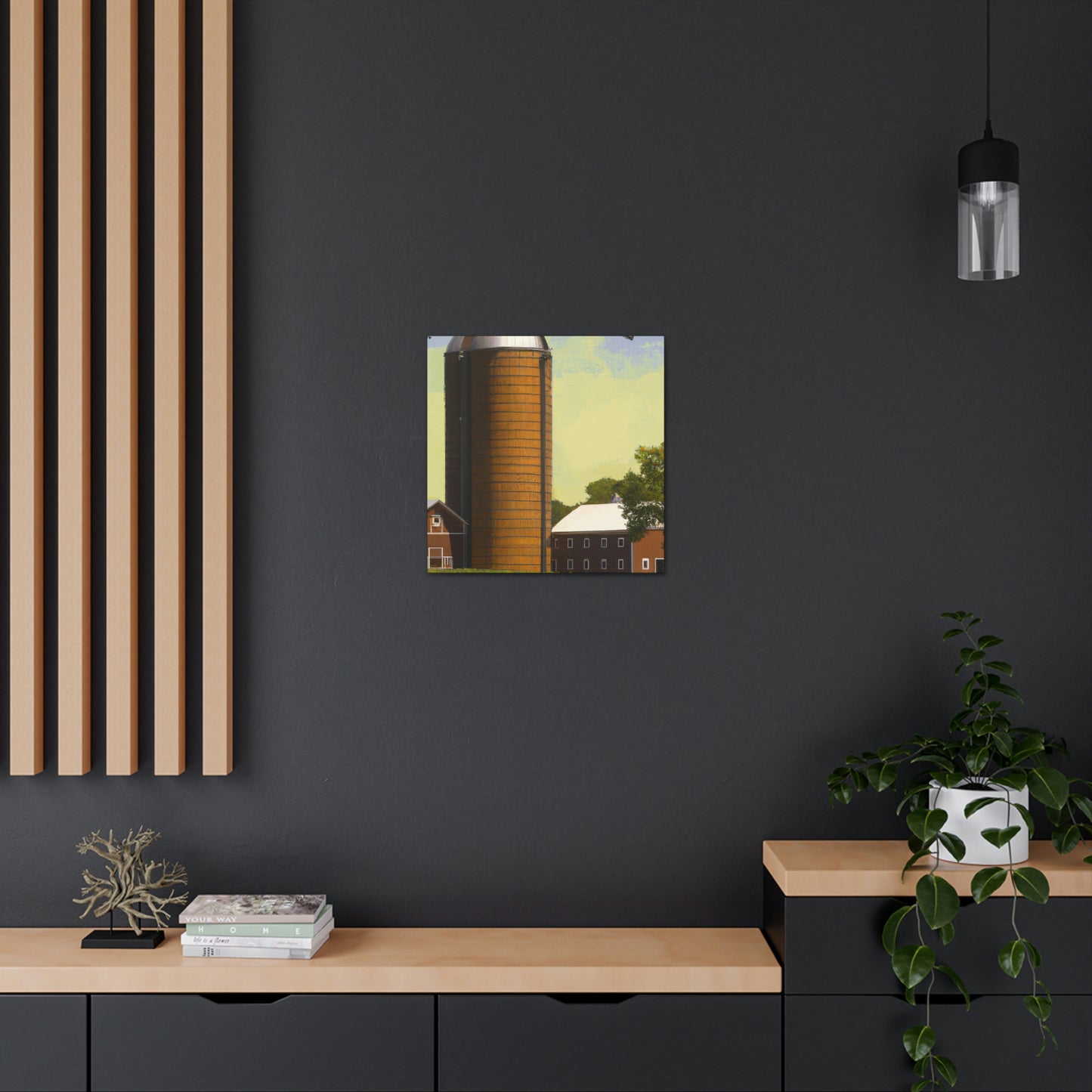 "Silo in the City" - Canvas