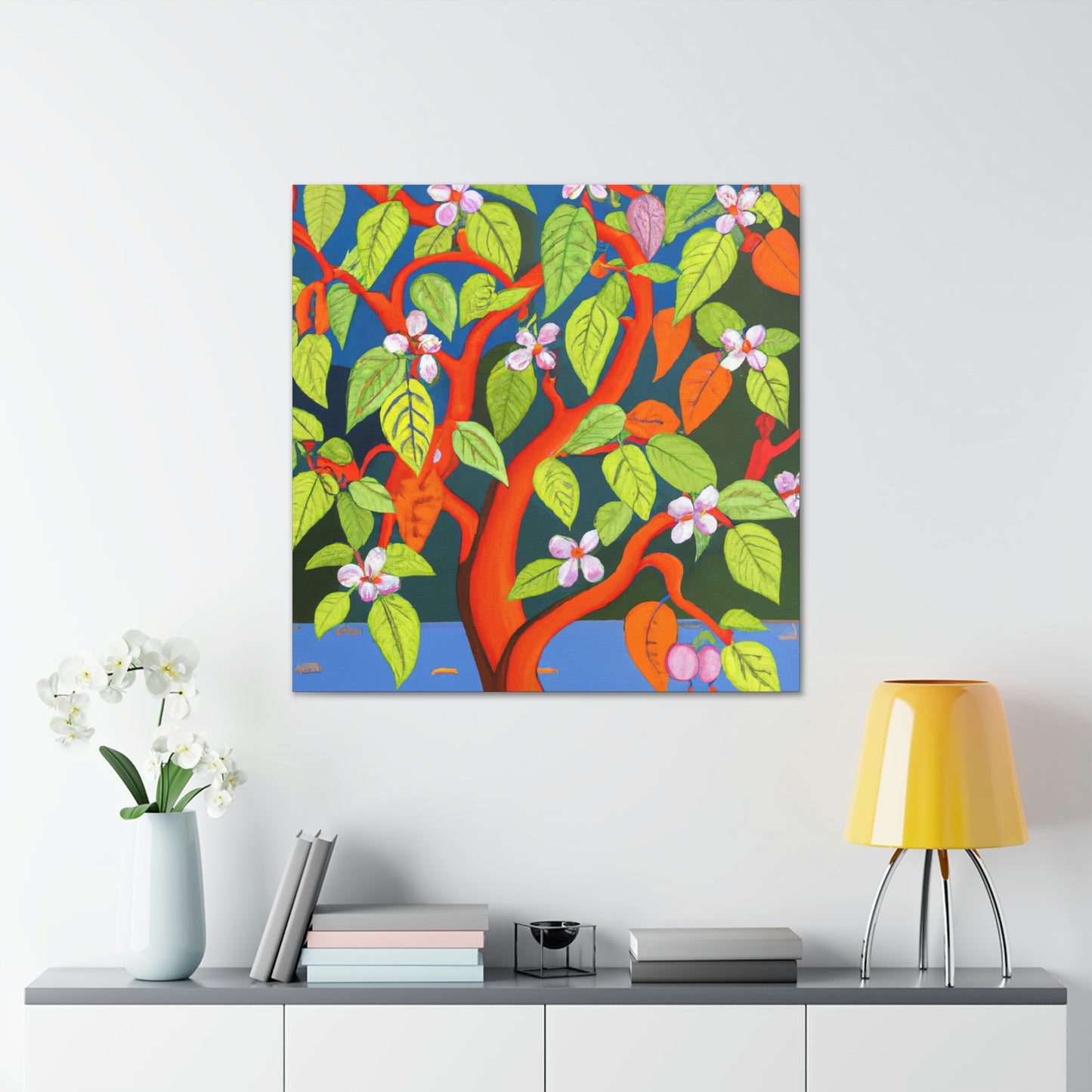 "Dogwood Tree Dreamscape" - Canvas