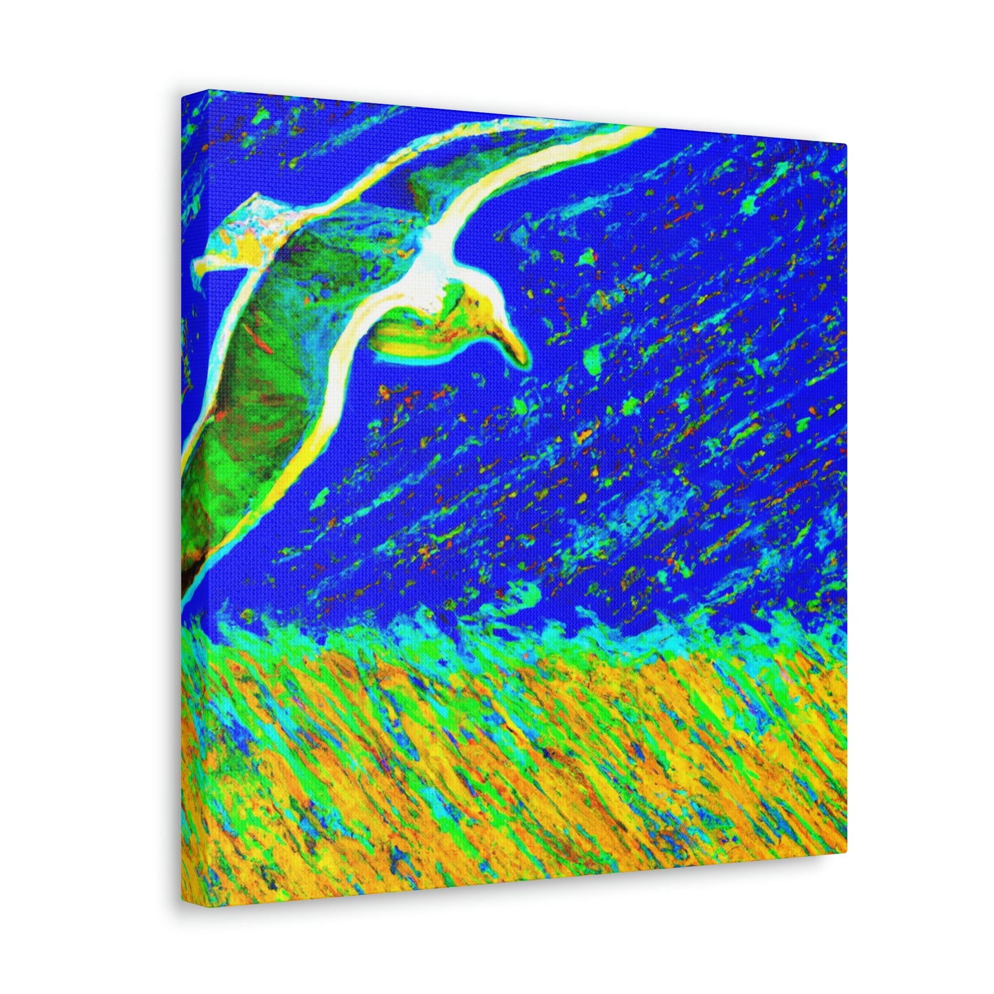 Seagulls on the Shore - Canvas